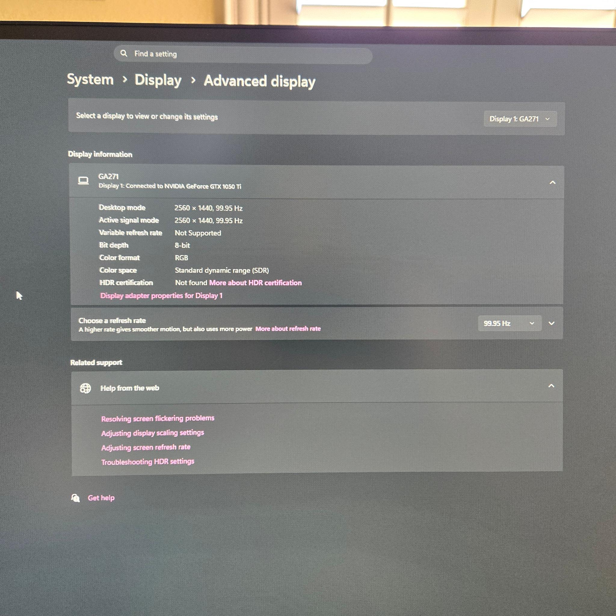 Cooler Master GA271 Monitor 27" (1440p/100Hz)