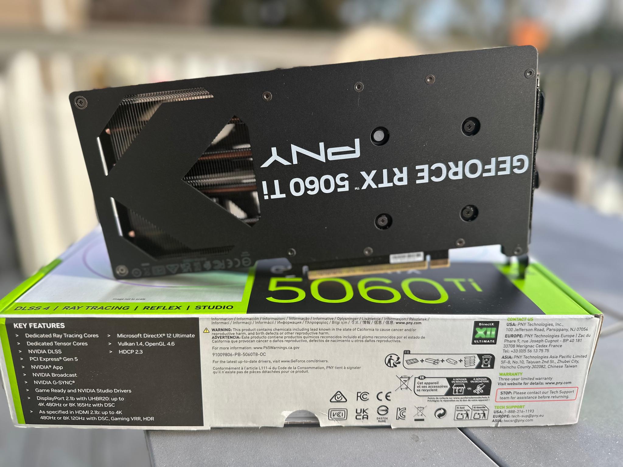 PNY Verto RTX 5060Ti (8GB) - Image 3