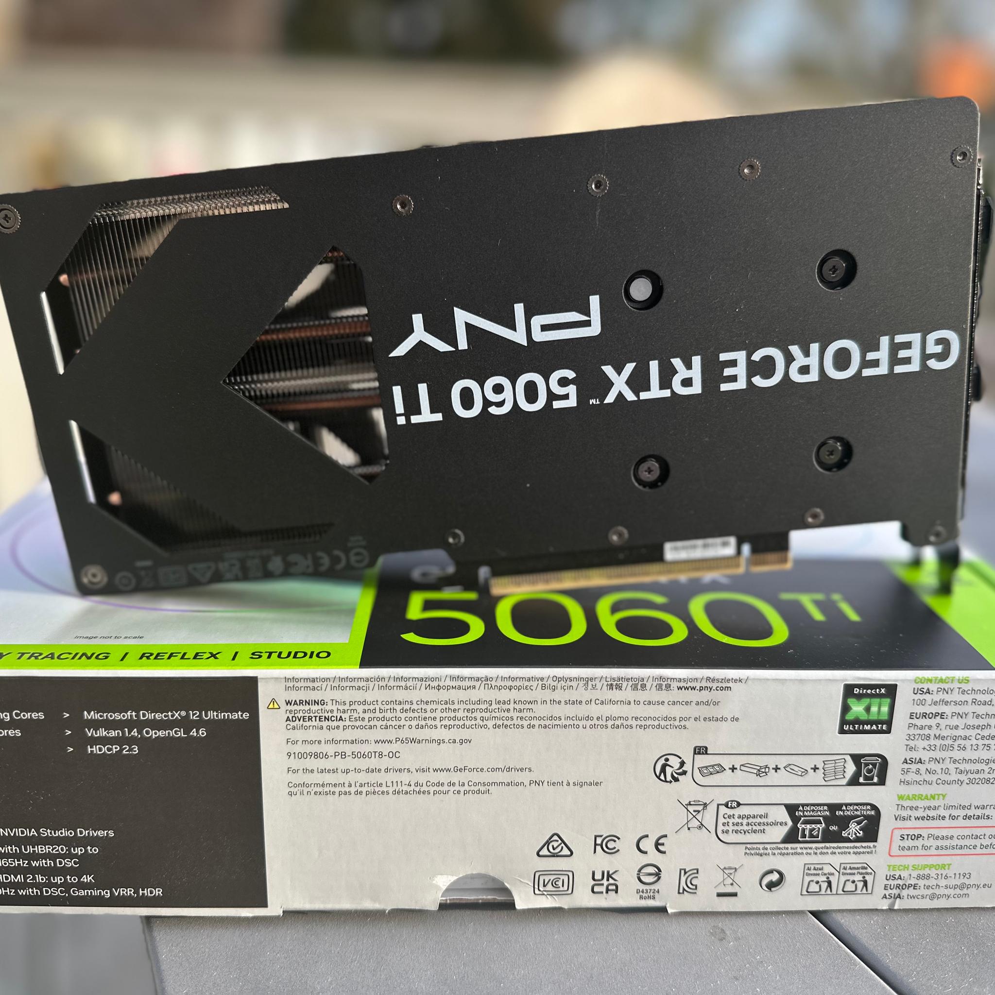 PNY Verto RTX 5060Ti (8GB)