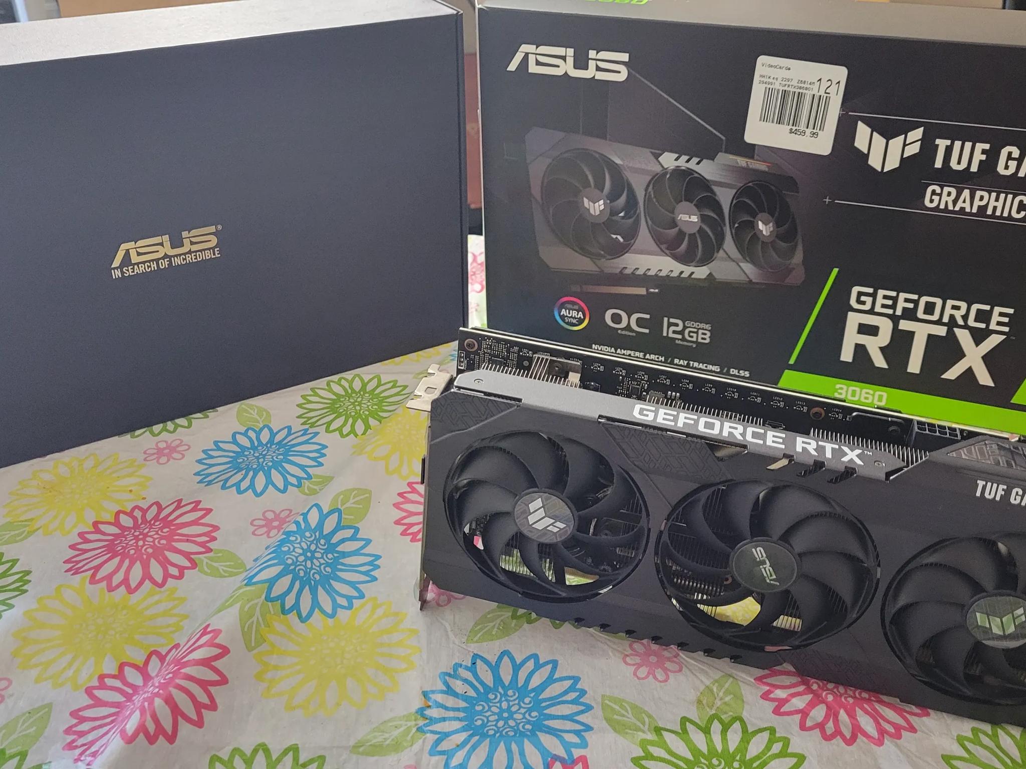 ASUS Dual GeForce RTX 3060 V2 OC 12GB GDDR6 Graphics Card