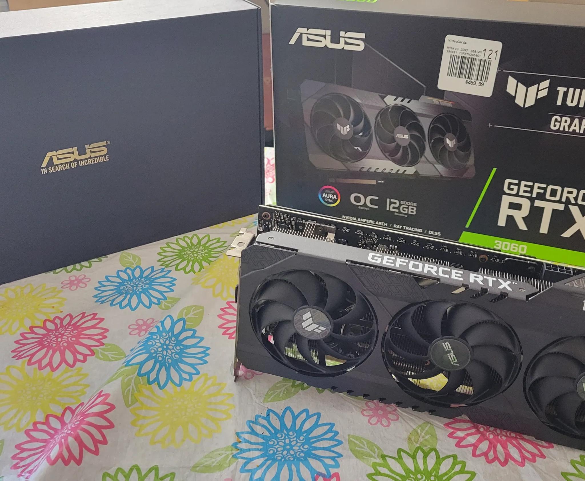 ASUS Dual GeForce RTX 3060 V2 OC 12GB GDDR6 Graphics Card