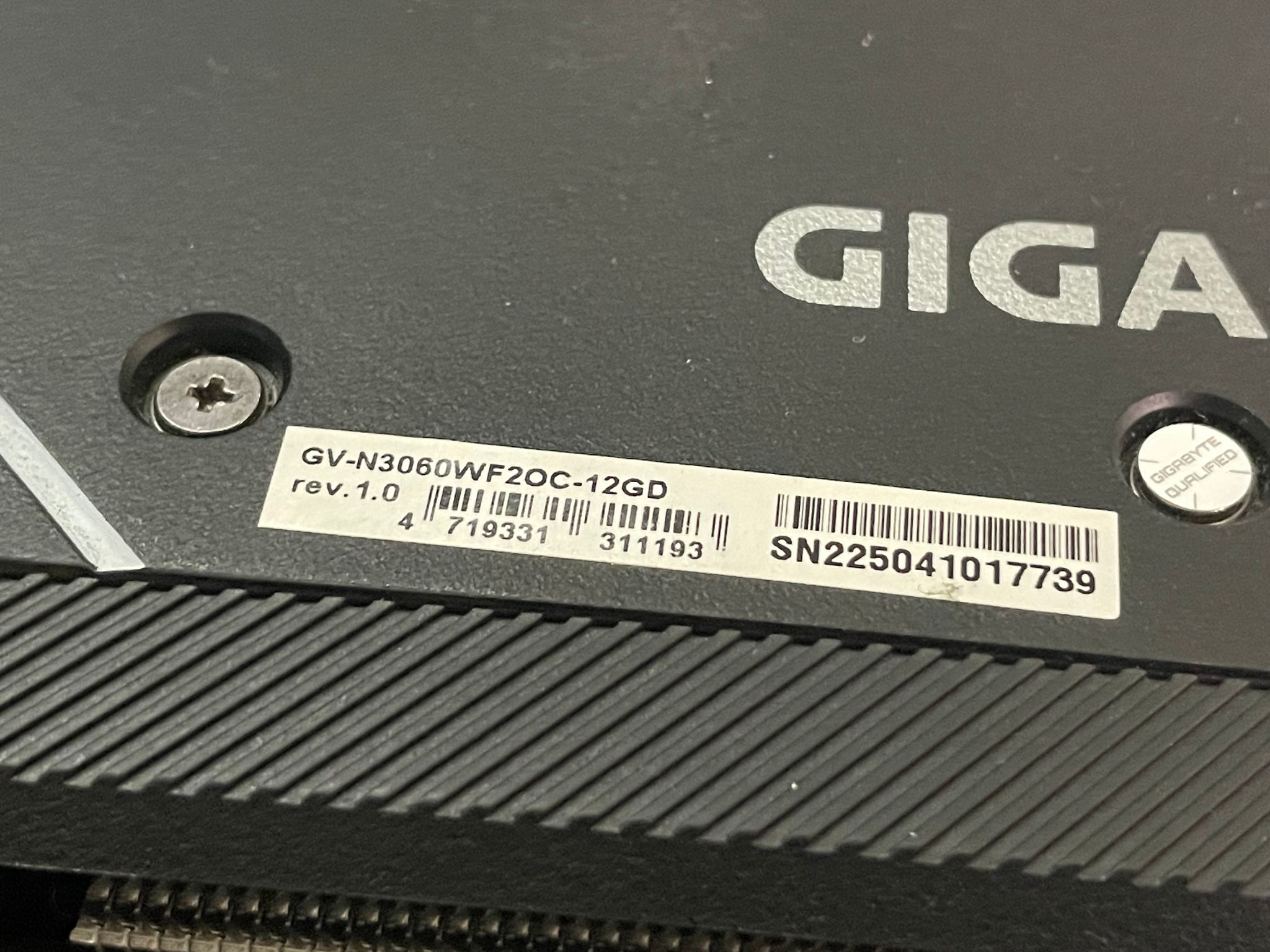 GIGABYTE EAGLE GeForce RTX 3060 12GB | **Read Description | Free Shipping