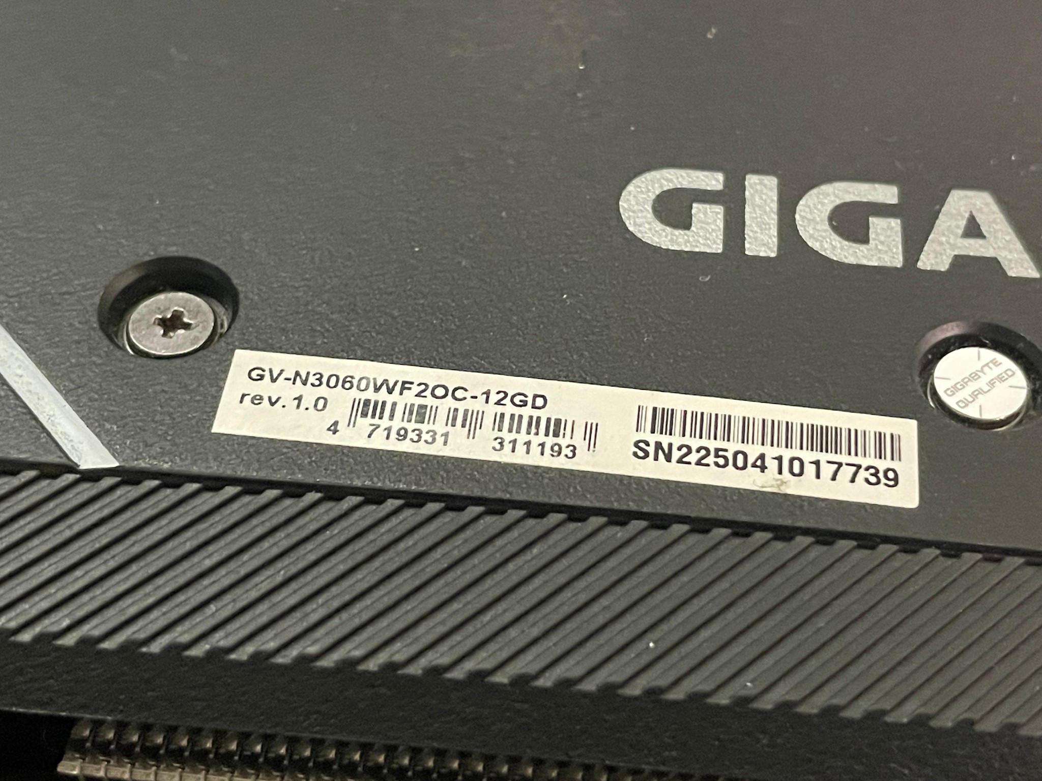 GIGABYTE EAGLE GeForce RTX 3060 12GB | **Read Description | Free Shipping