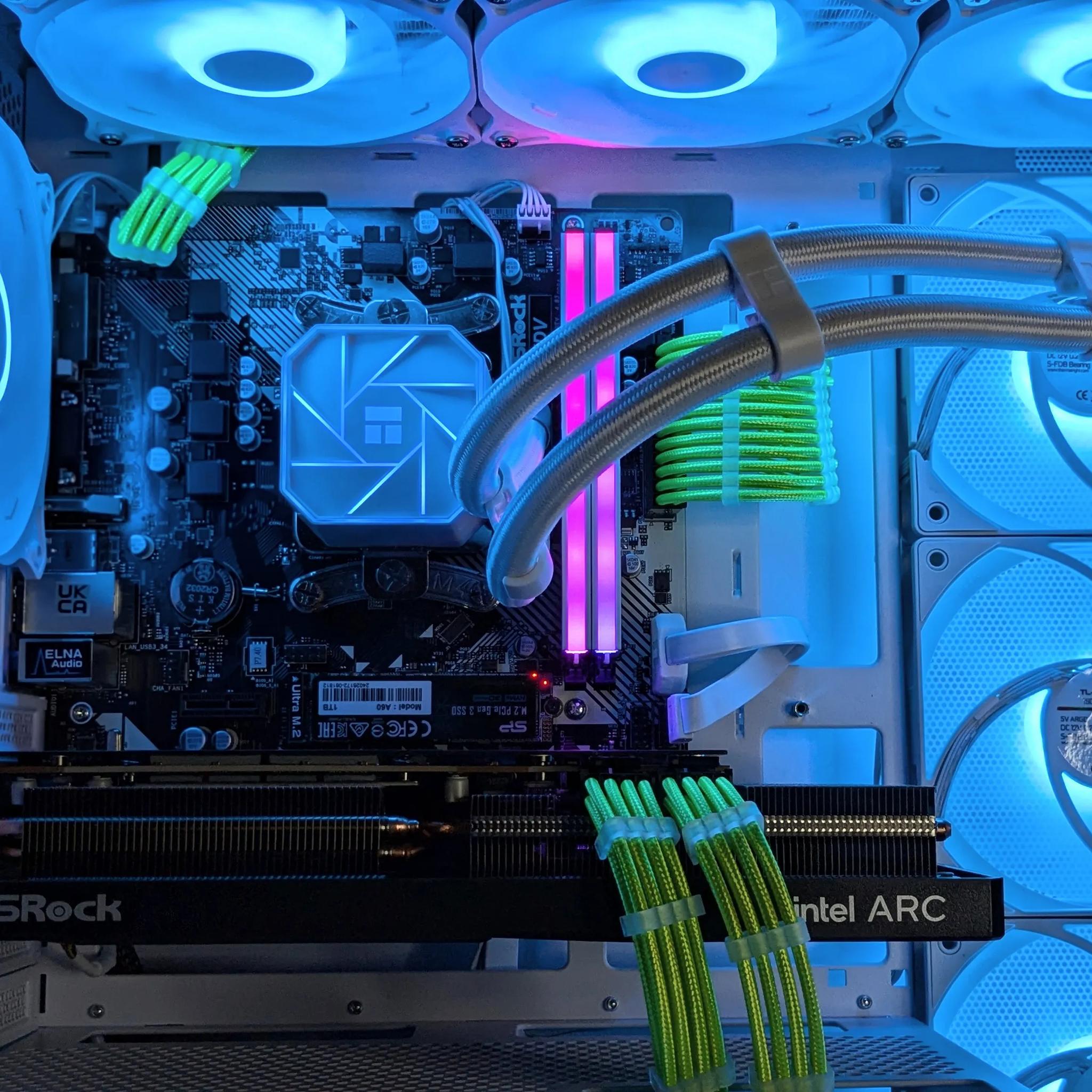🗡️”Wano Arc”⚔️Gaming/Productivity⚪️Ryzen 5 4500⚪️*Intel Arc GPU*⚪️16GB ASGARD RAM⚪️1TB SSD⚪️700w PSU