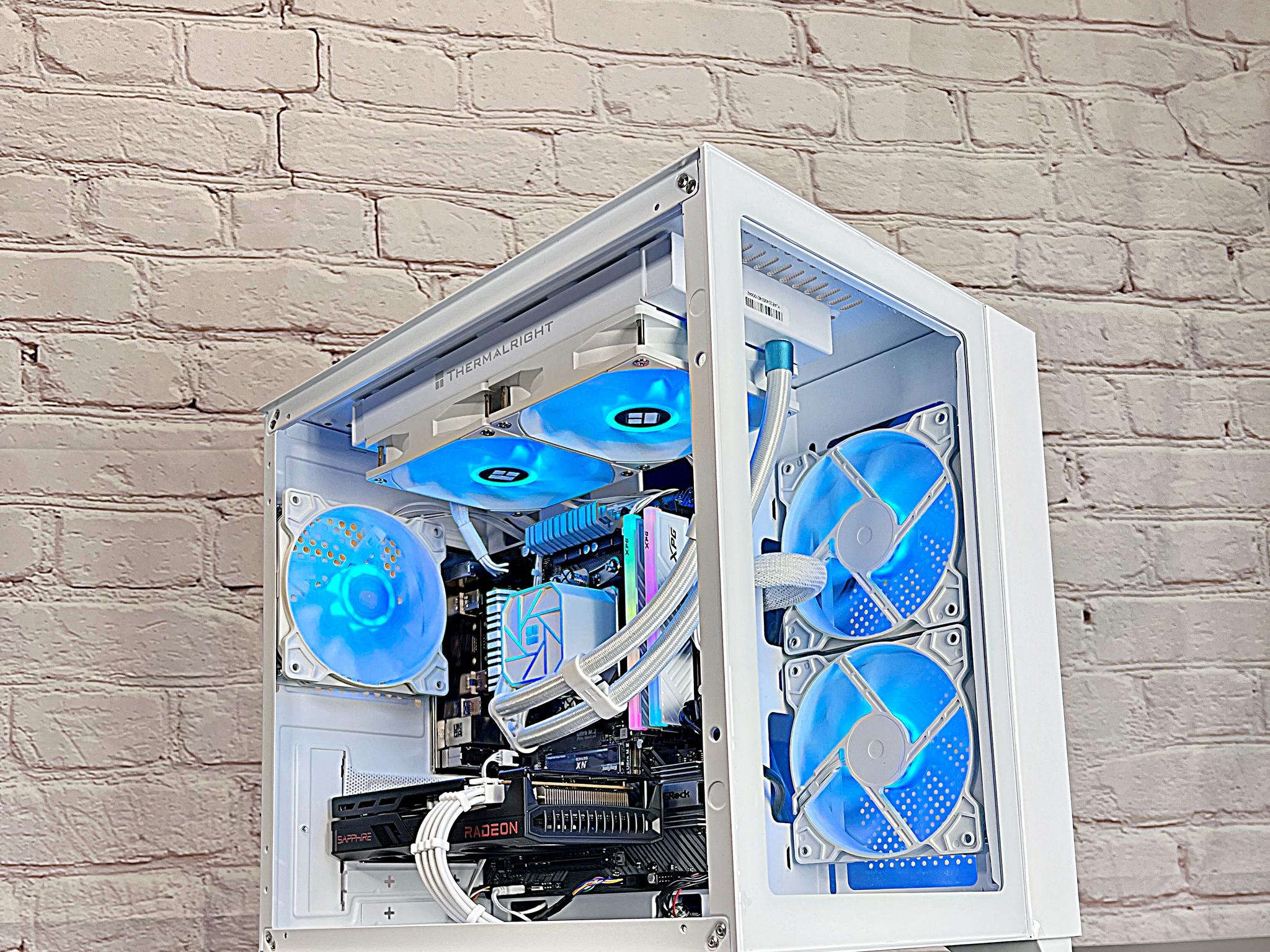 Ryzen 5 3600 RX 6600 16GB RAM 1TB M.2 Liquid Cooled Gaming PC