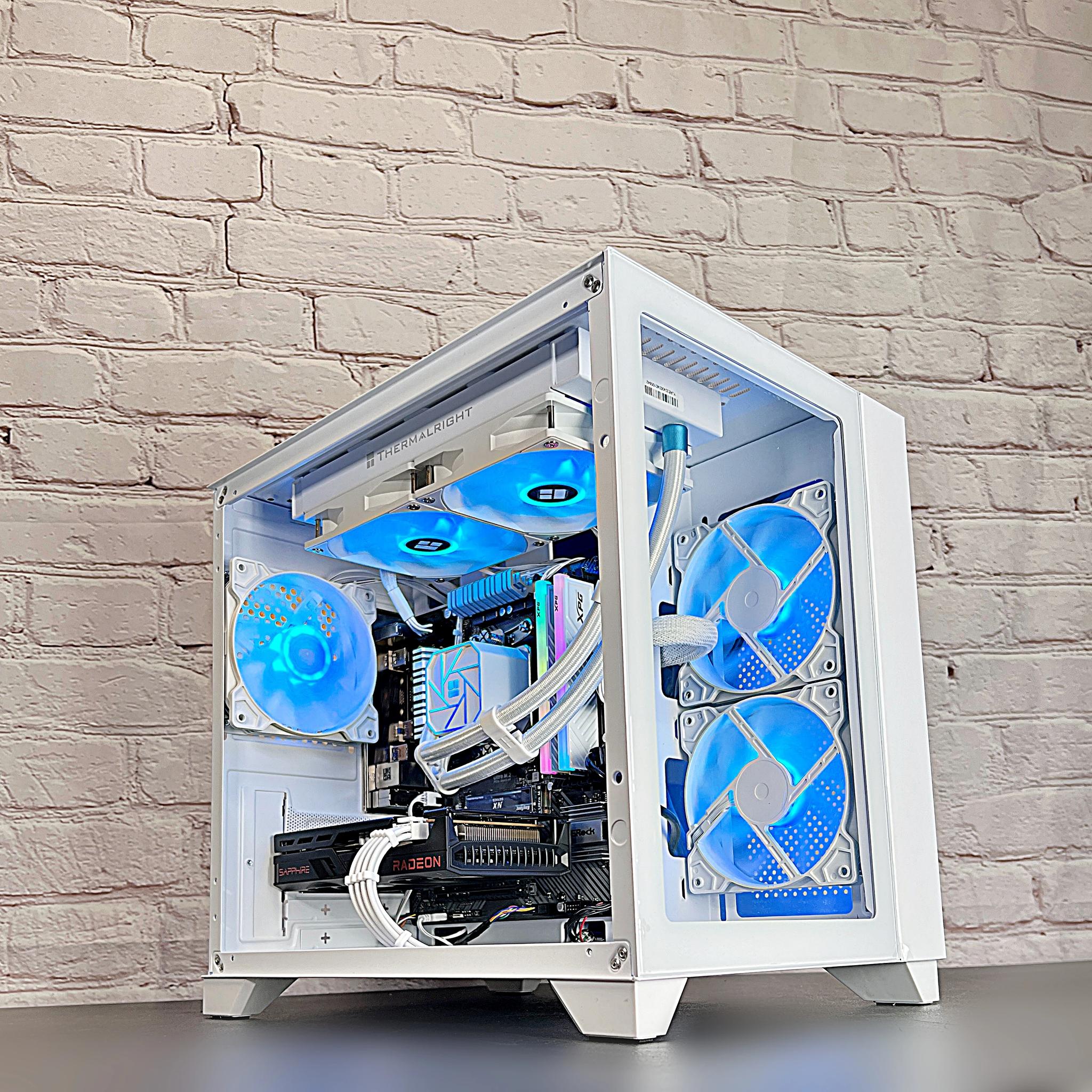 Ryzen 5 3600 RX 6600 16GB RAM 1TB M.2 Liquid Cooled Gaming PC