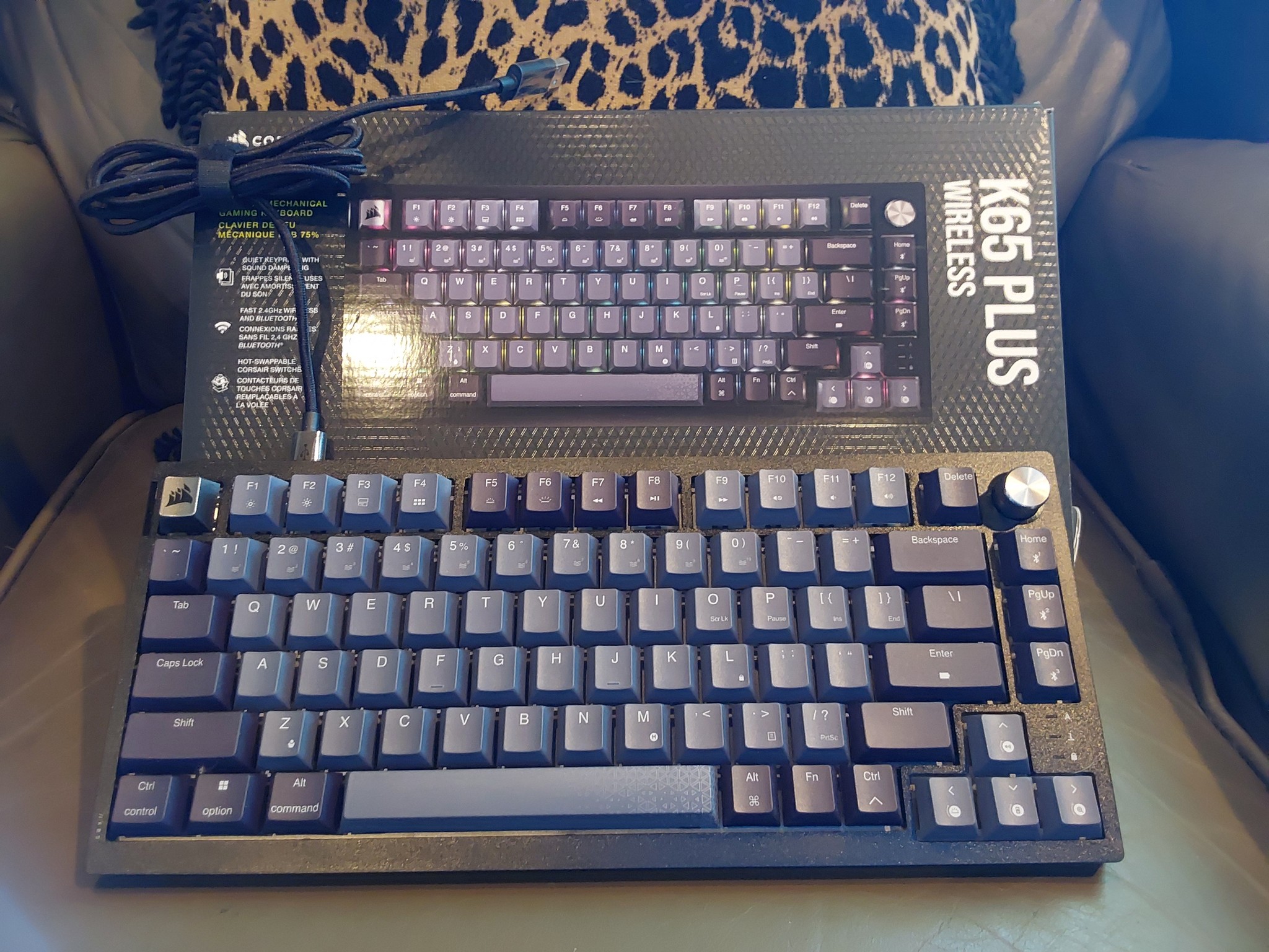 Corsair K65 Wireless Mechanical 75% RGB Gaming Keyboard