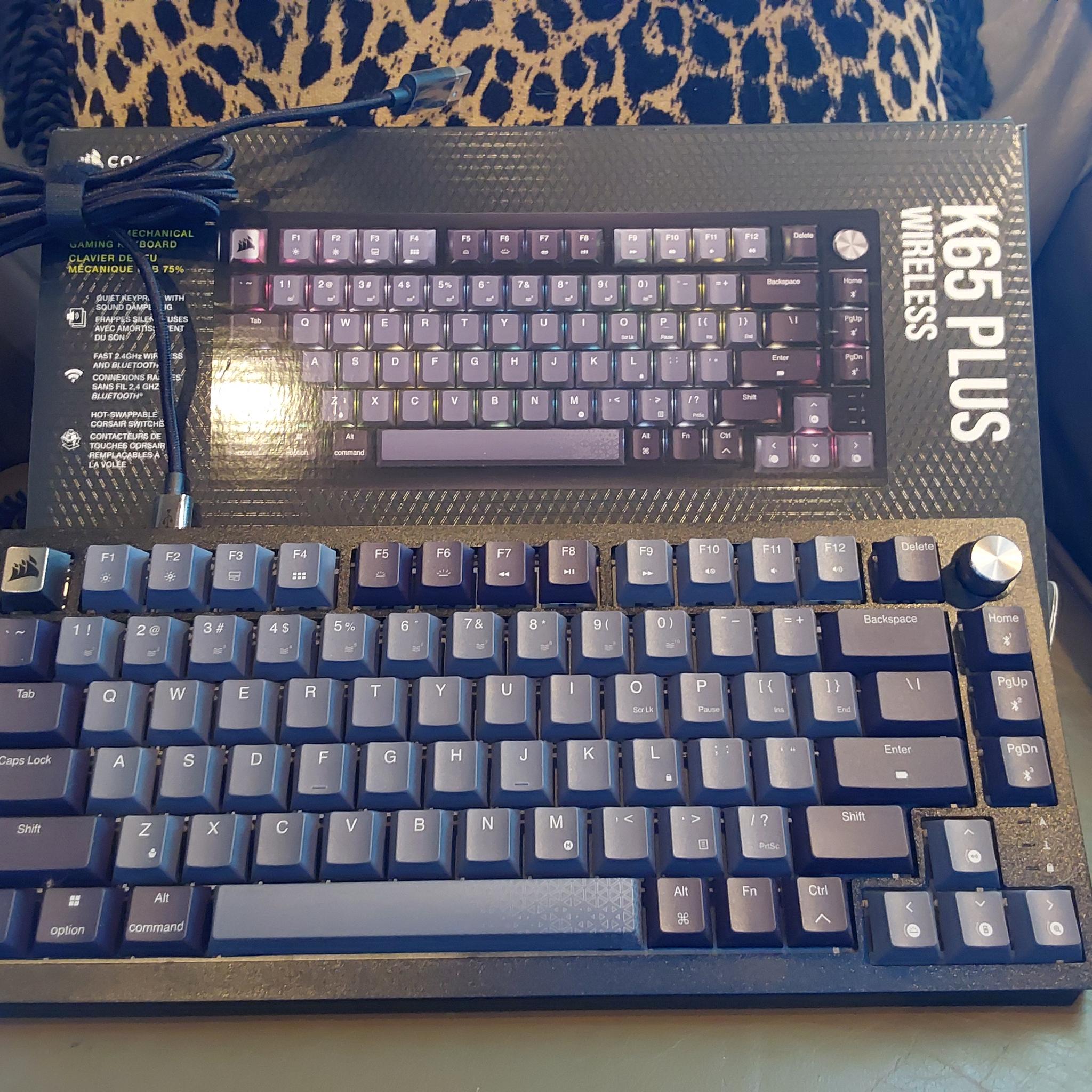 Corsair K65 Wireless Mechanical 75% RGB Gaming Keyboard