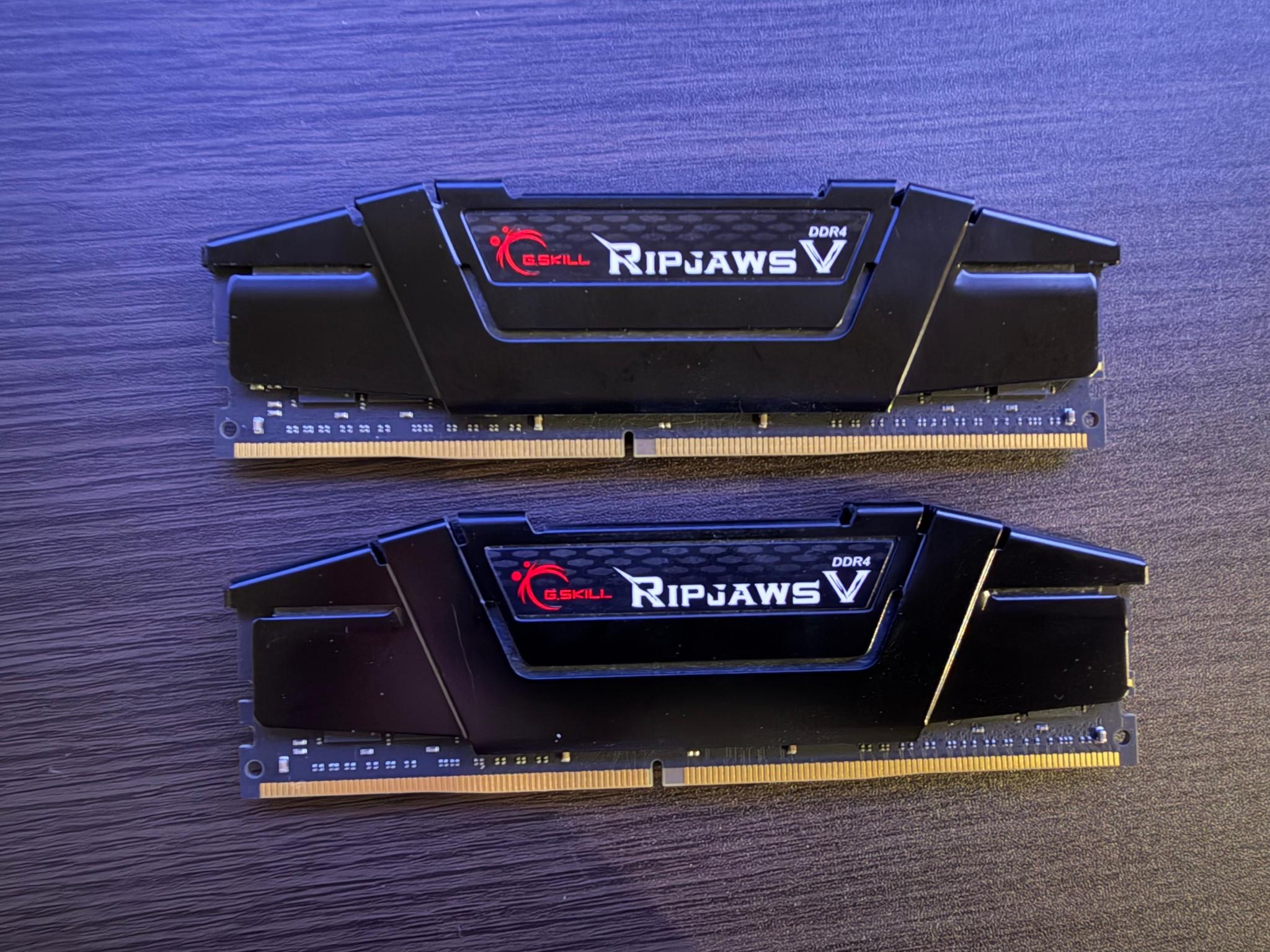 32 GB Ripjaws DDR4-3600 (16Gx2) CL18