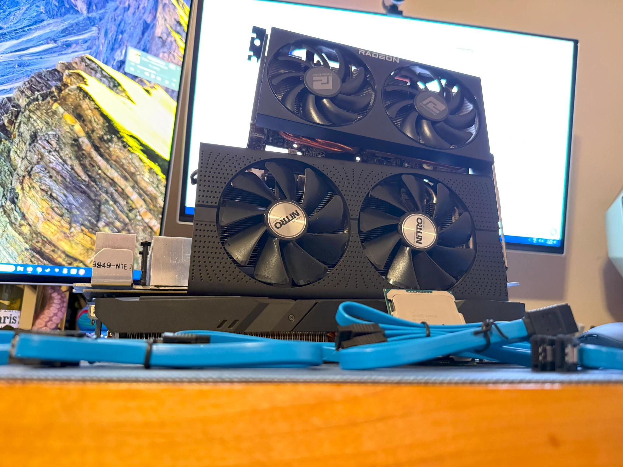 GPU Fort Stacking Kit! At least 3 GPUs you can stack and play games with!