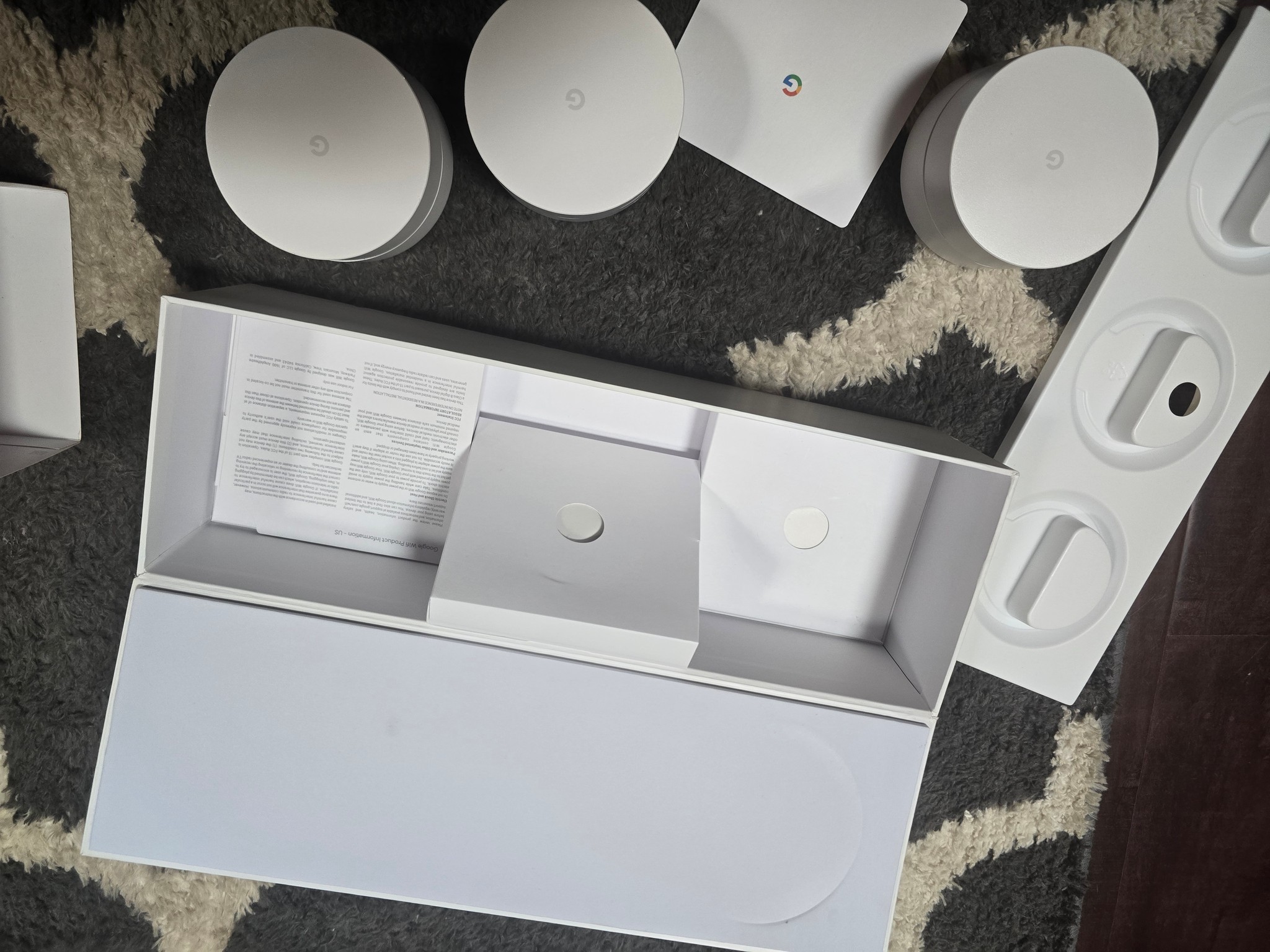 Google Wifi - AC1200 - Mesh WiFi System - Wifi Router - 4500 Sq Ft Coverage - 3 pack