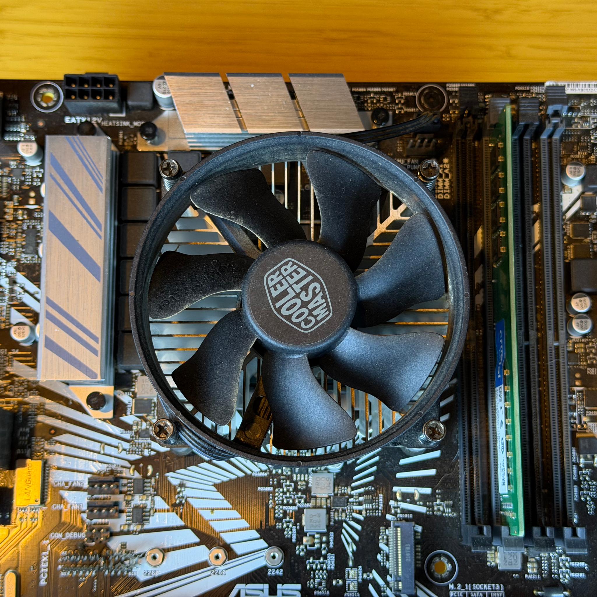 Asus PRIME z390-P G4900T+8gb Ram with CPU cooler