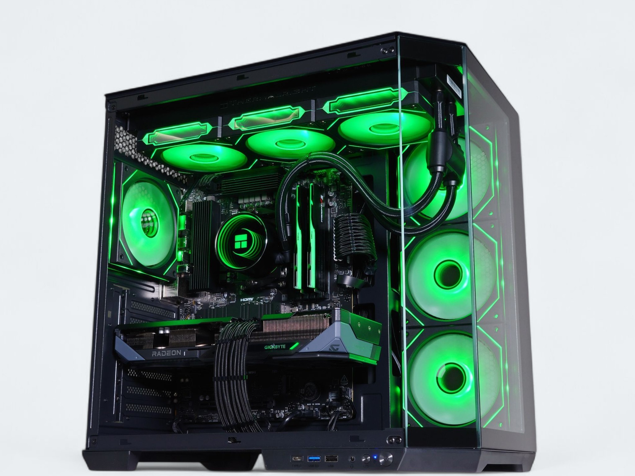 🖤Darkstar◼️Liquid Cooled Gaming PC◼️AMD RX 9070 16GB◼️AMD Ryzen 7 7700◼️32GB DDR5◼️1TB NVME