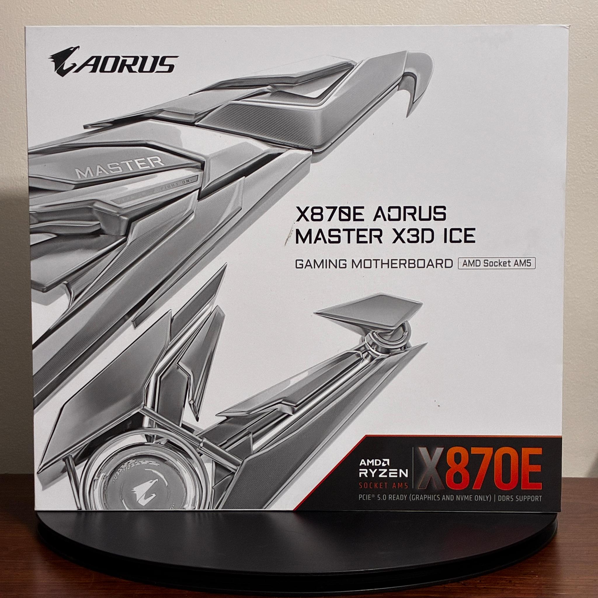 Gigabyte X870E Aorus Master X3D ICE