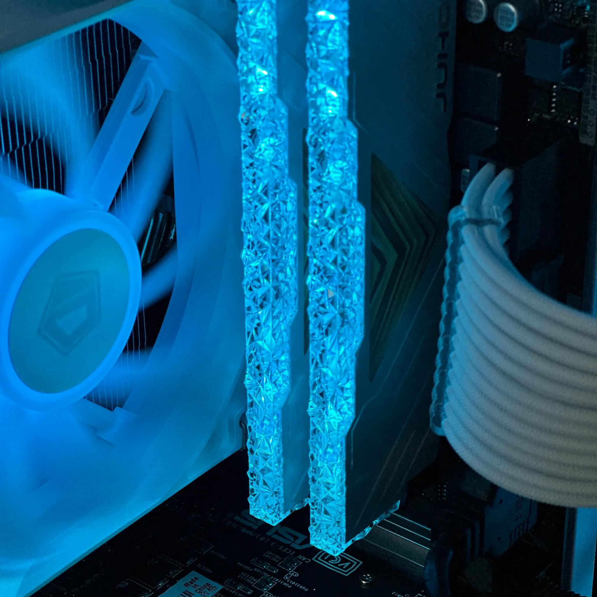 White Gaming PC |AMD Ryzen 5 2600| Nvidia GTX 1080 8GB | 16GB RAM | 480GB SSD | WIFI |