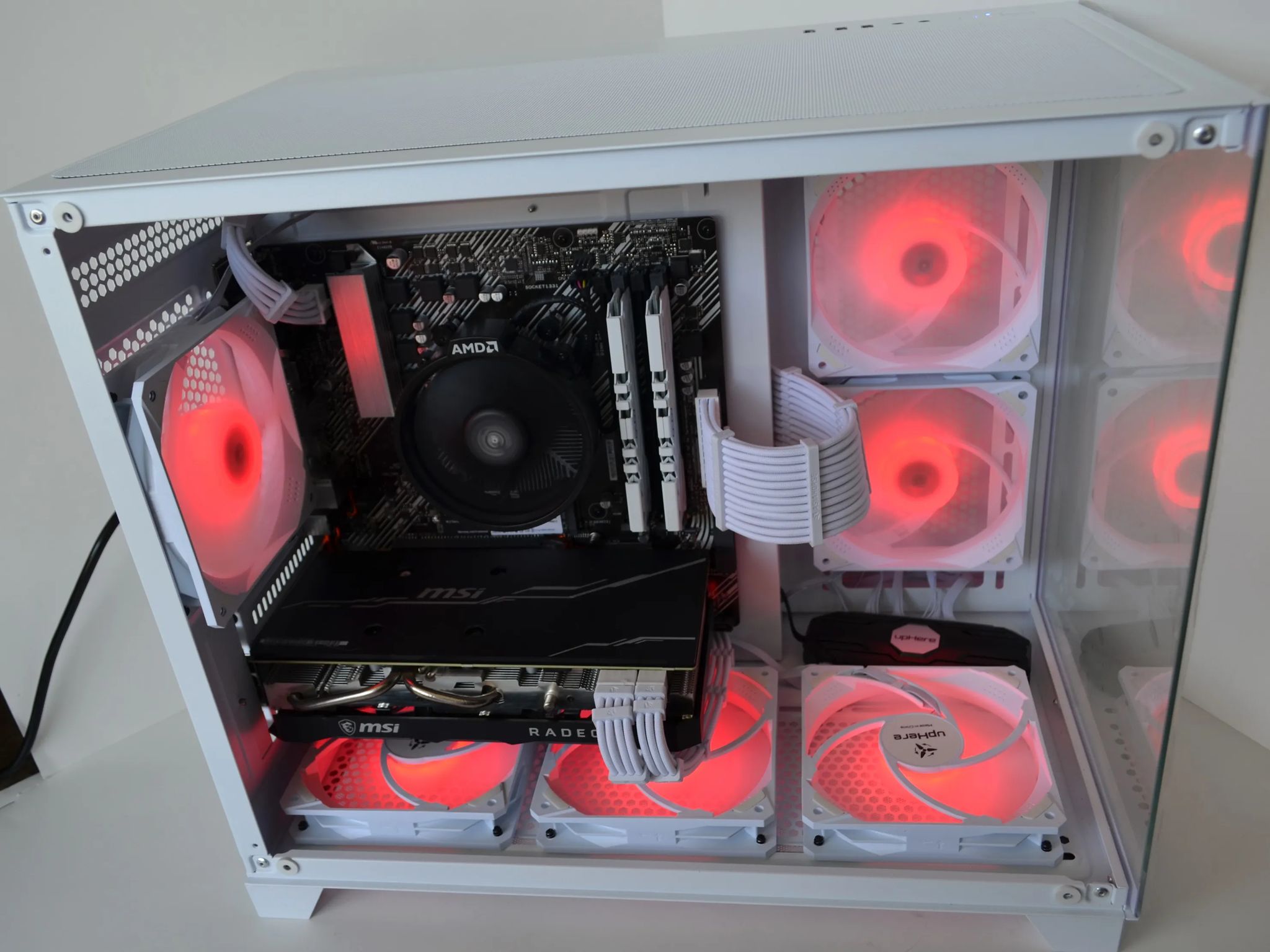 ❄️FrostBite🧊 Gaming PC - RX 5700 XT (RTX 3060 Equivalent) - Ryzen 5 5600g - 16GB Ram - 1TB NVME