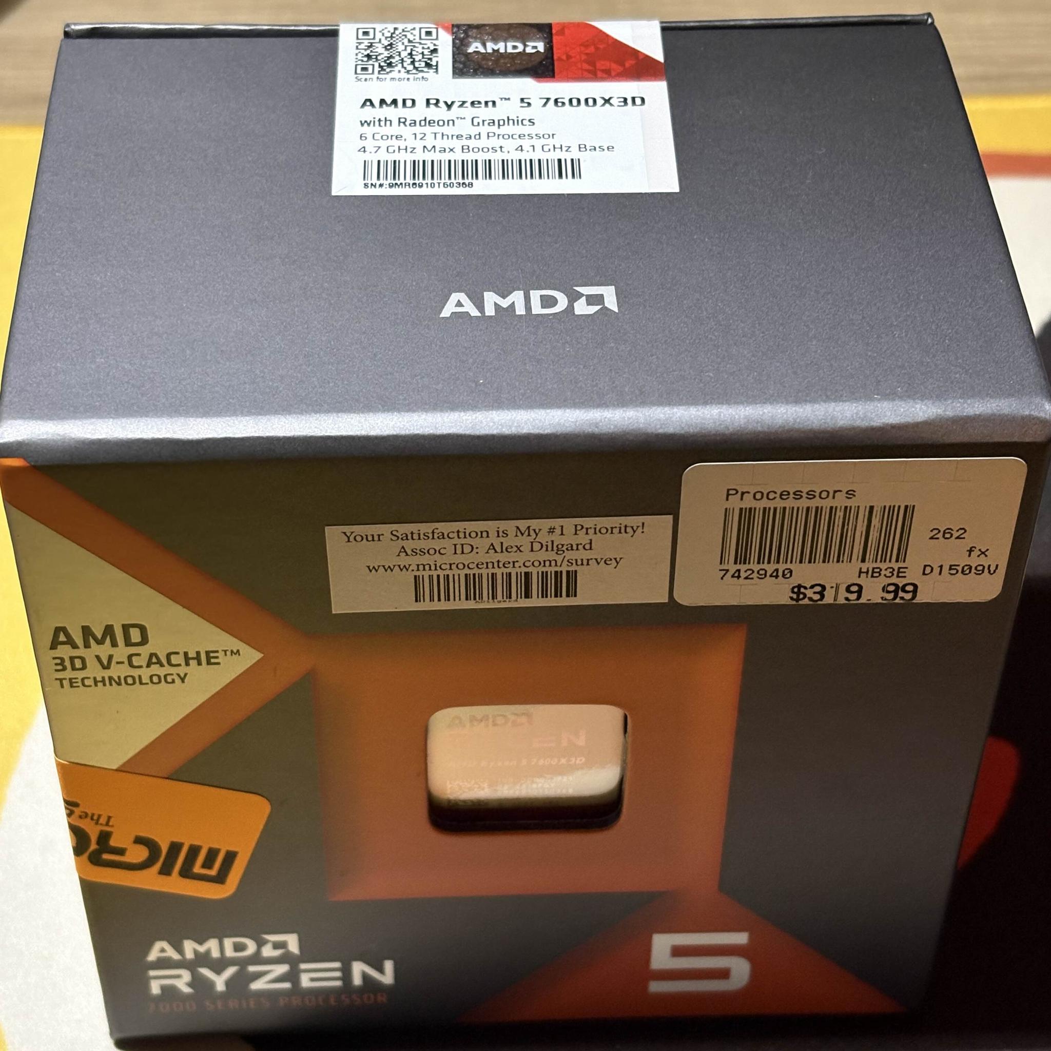 ASUS TUF B650E-E WIFI + Ryzen 5 7600X3D + 32GB DDR5-6000 (NEW)
