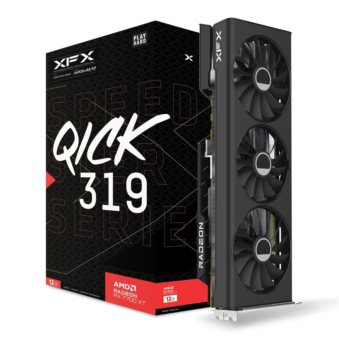 XFX Speedster QICK 319 BLACK Radeon RX 7700 XT | Jawa