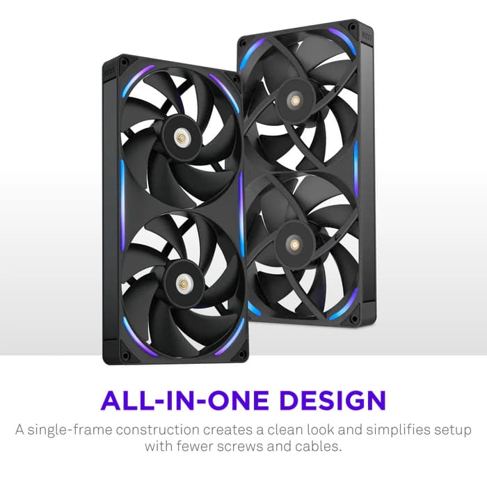 F280x Black performance single frame pc fan