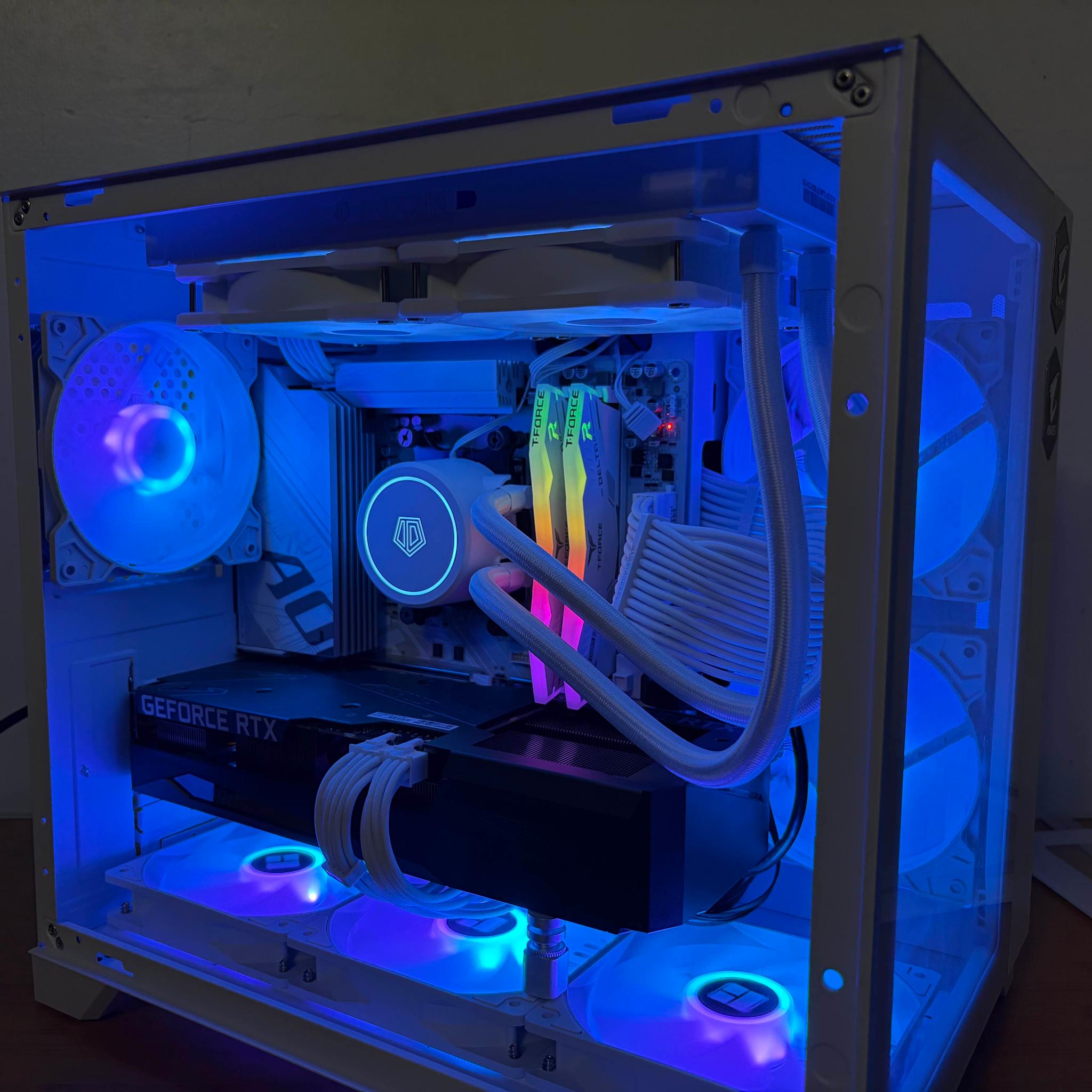 🧊Ice dragon Gaming PC Build Ryzen 5 7600X, Aorus 3060 12gb Elite, and 32GB DDR5 Ram🐲