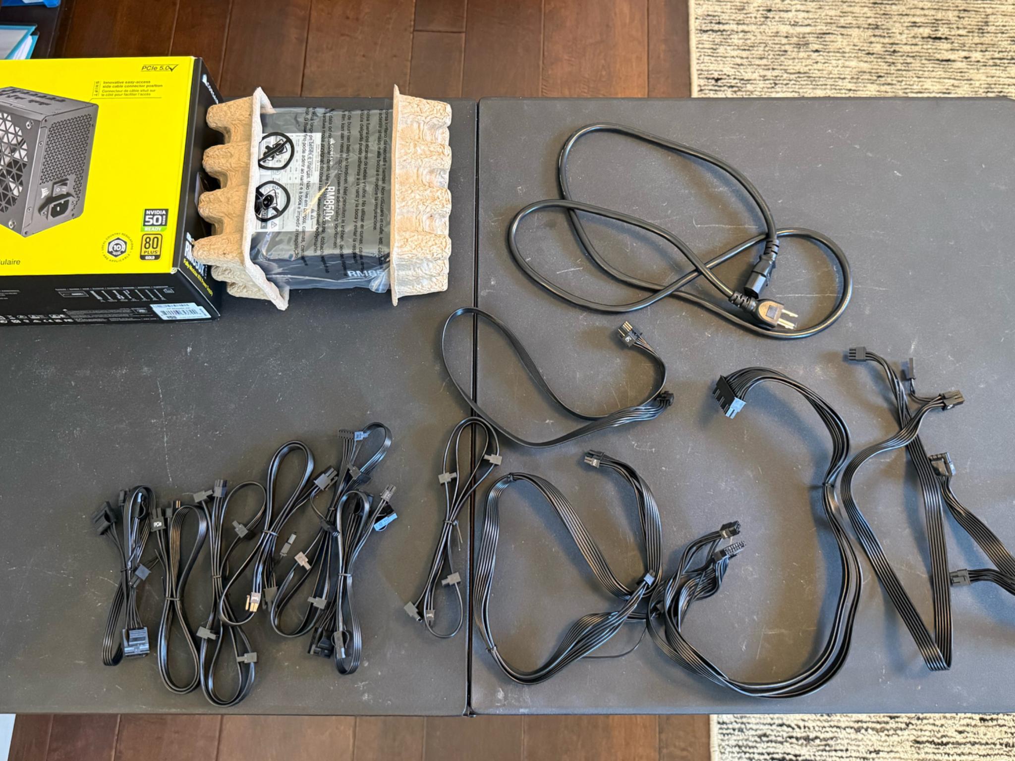 Corsair RM850x Shift 850W 80+ Gold Fully Modular PSU (2025, Lightly Used)