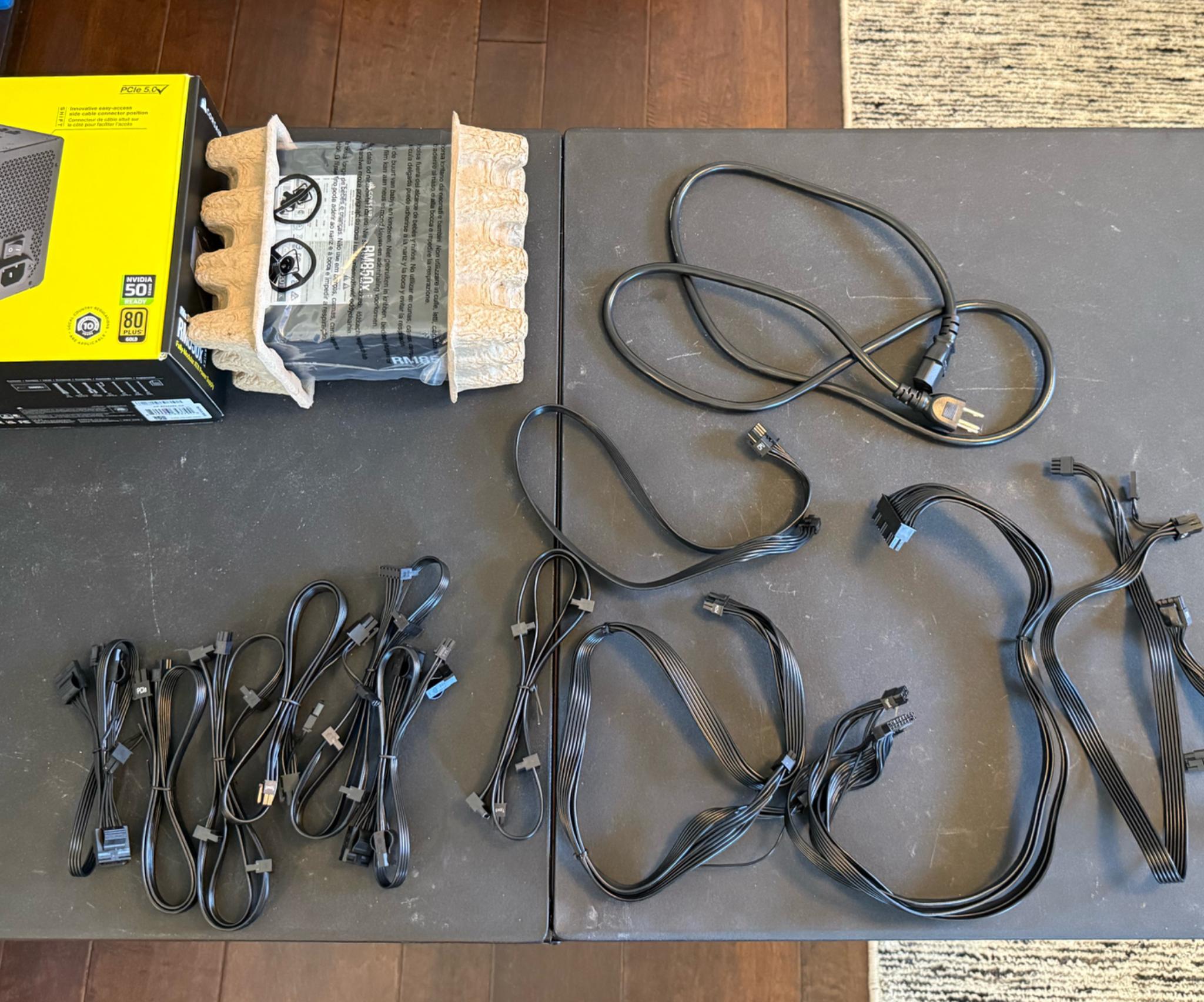 Corsair RM850x Shift 850W 80+ Gold Fully Modular PSU (2025, Lightly Used)