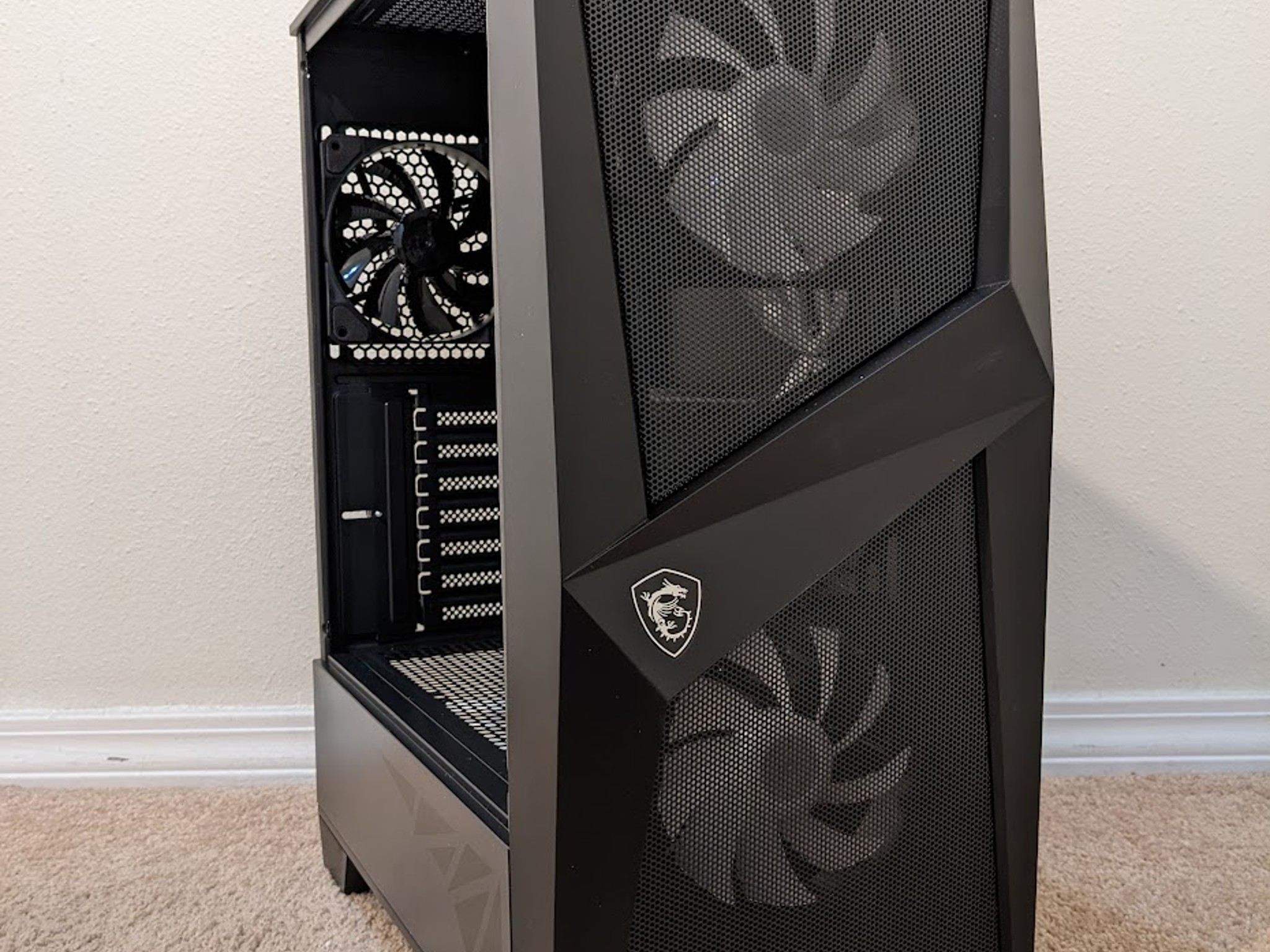 Open Box MSI MAG Forge 100R Mid Tower Gaming Case with ARGB fans