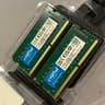 32GB (2x16GB) 2666MHz CL19 Crucial DDR4 SODIMM RAM