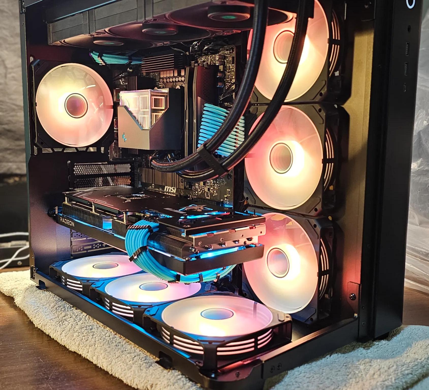 🐺HELLHOUND🐺| 1440P/4K | RX 7800XT | RYZEN 7600X | 32GB DDR5 | GAMING PC - (NEW IN BOX) $1499