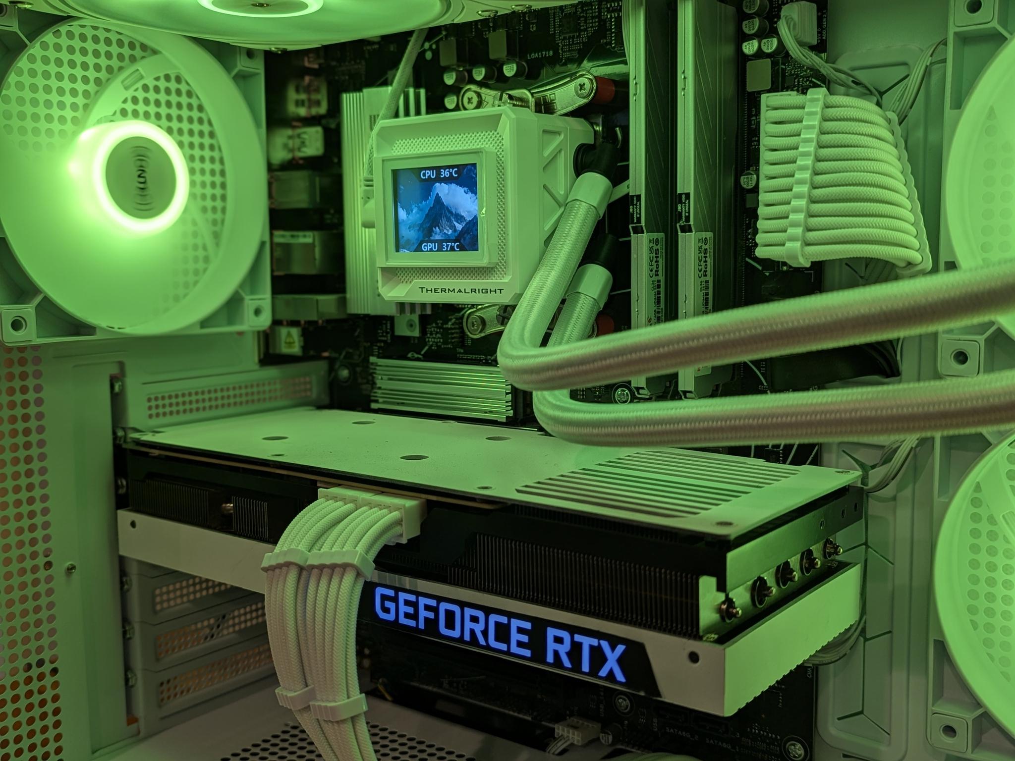 Ryzen 5 7600 || RTX 3070 Ti || 1440P White Gaming PC