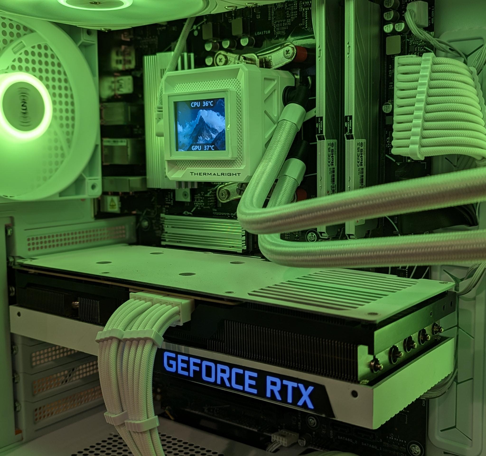 Ryzen 5 7600 || RTX 3070 Ti || 1440P White Gaming PC