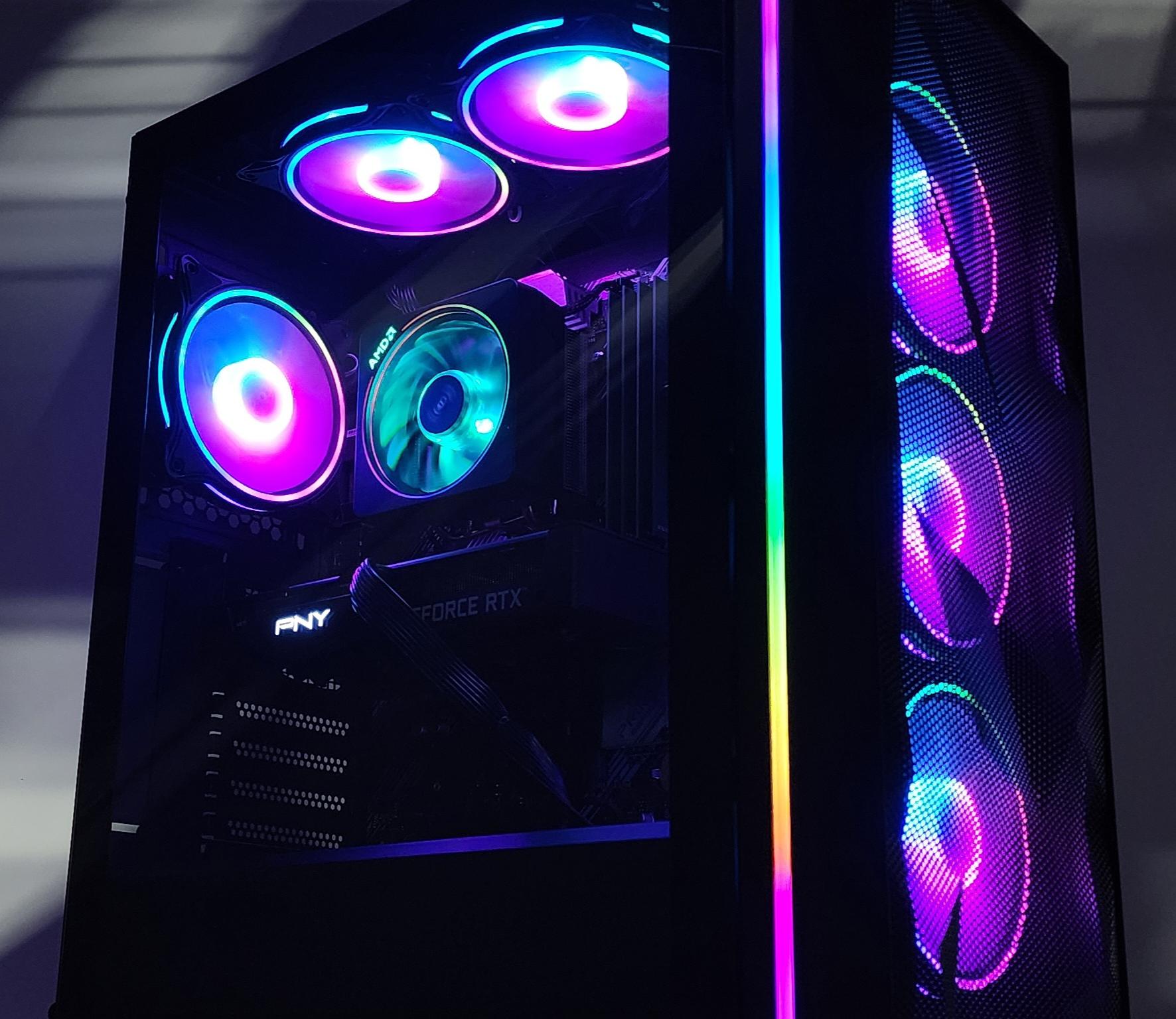 Gaming PC Ryzen 7 5800XT 32GB RAM 1TB SSD RTX 3060 8GB Windows 11 Computer