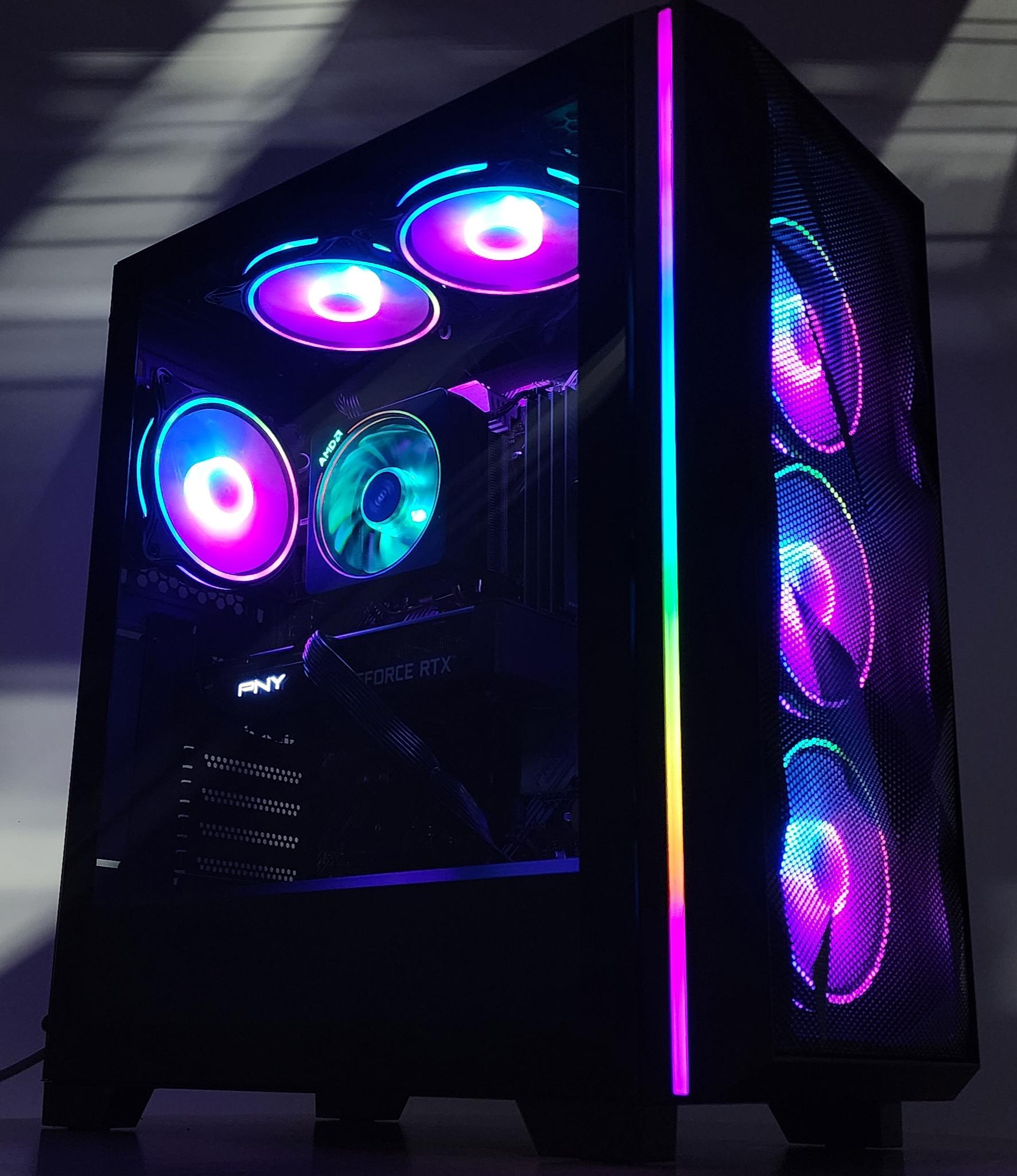 Gaming PC Ryzen 7 5800XT 32GB RAM 1TB SSD RTX 3060 8GB Windows 11 Computer