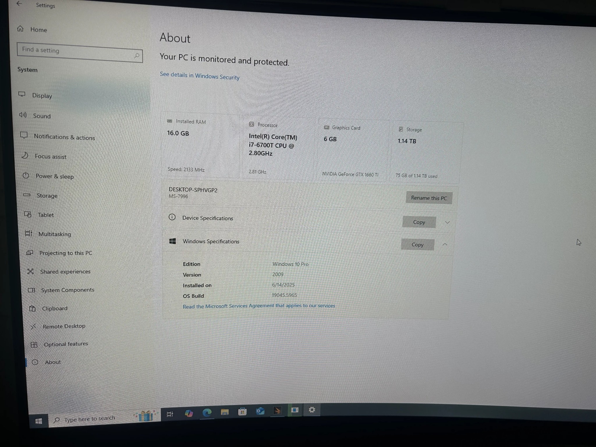 Budget Gaming PC| GTX 1660ti | Intel I7-6700t | 16GB RAM | Windows 10 Pro: Taking OFFERS!