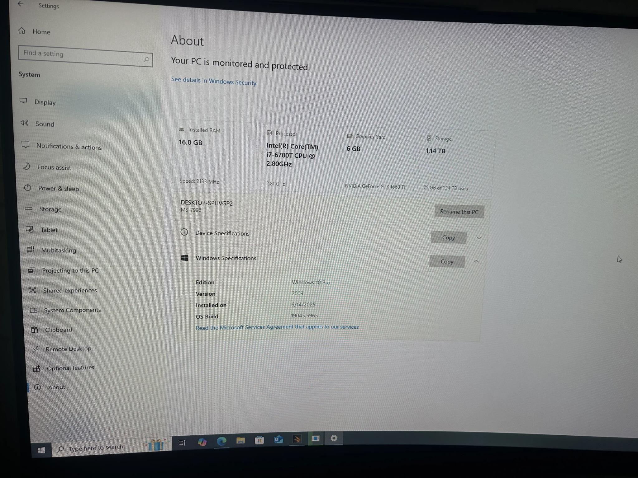 Budget Gaming PC| GTX 1660ti | Intel I7-6700t | 16GB RAM | Windows 10 Pro: Taking OFFERS!