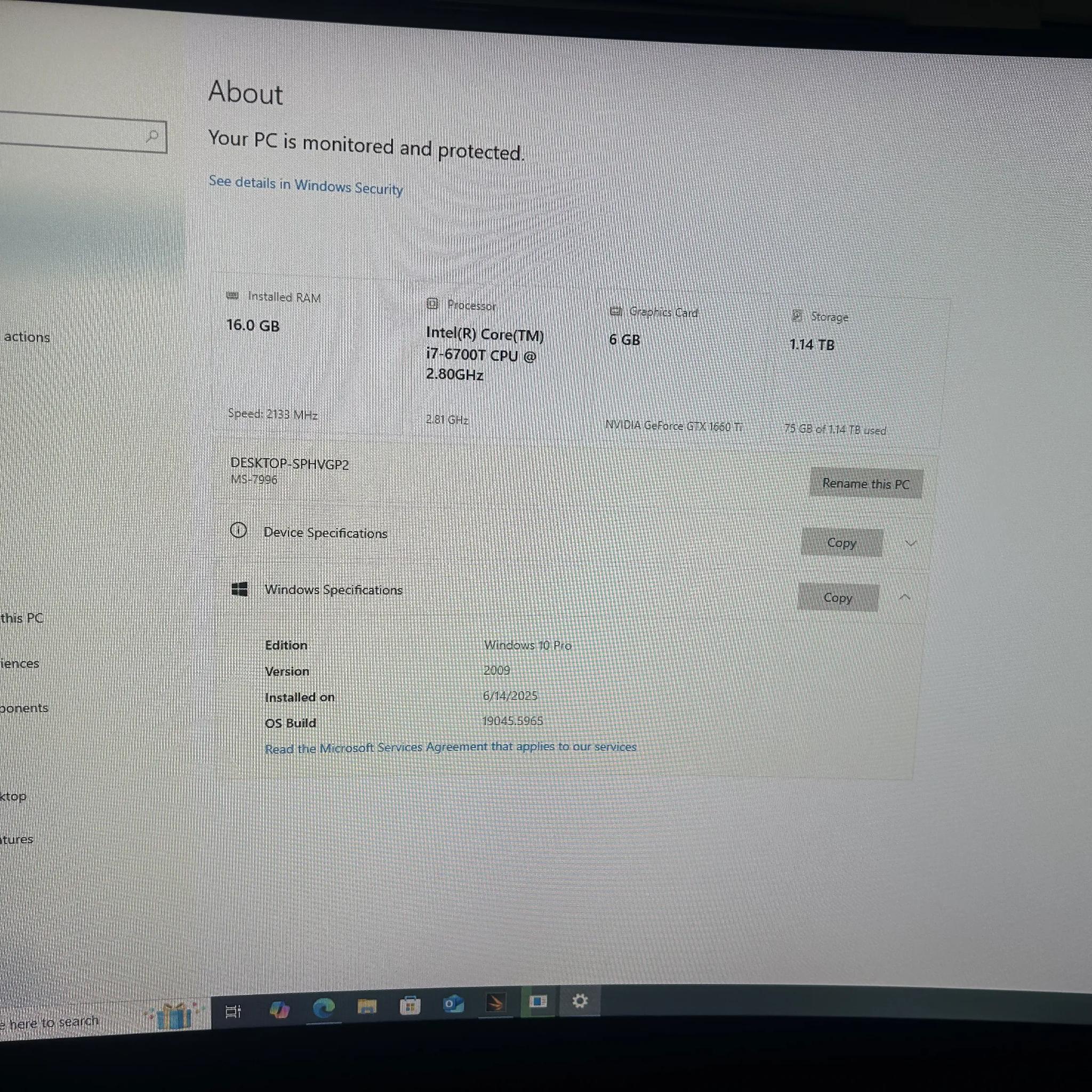Budget Gaming PC| GTX 1660ti | Intel I7-6700t | 16GB RAM | Windows 10 Pro: Taking OFFERS!