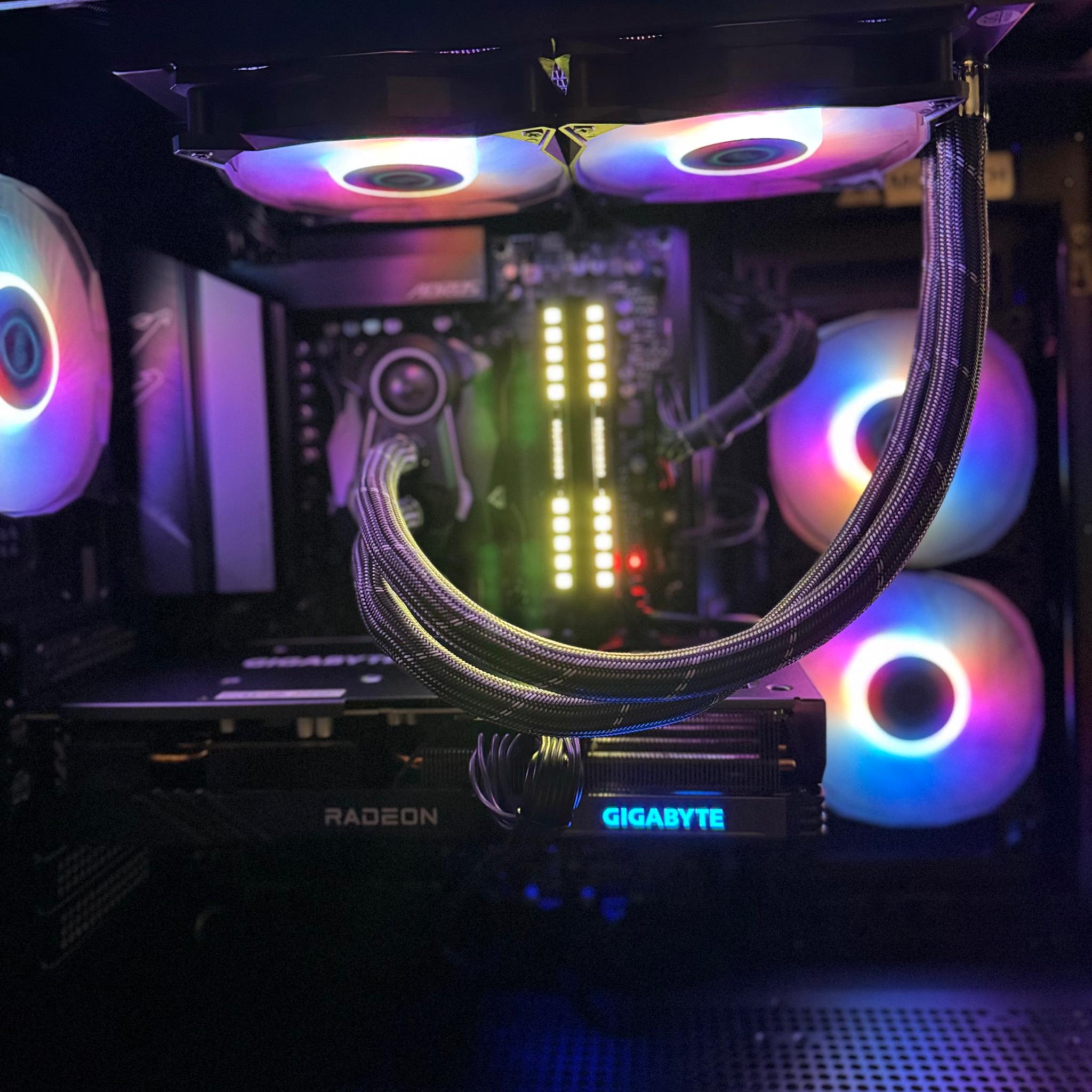 GLACIER🧊GAMER | RYZEN 9600X | RX 7600XT | 32GB DDR5 | 1TB SSD |WIFI-BT
