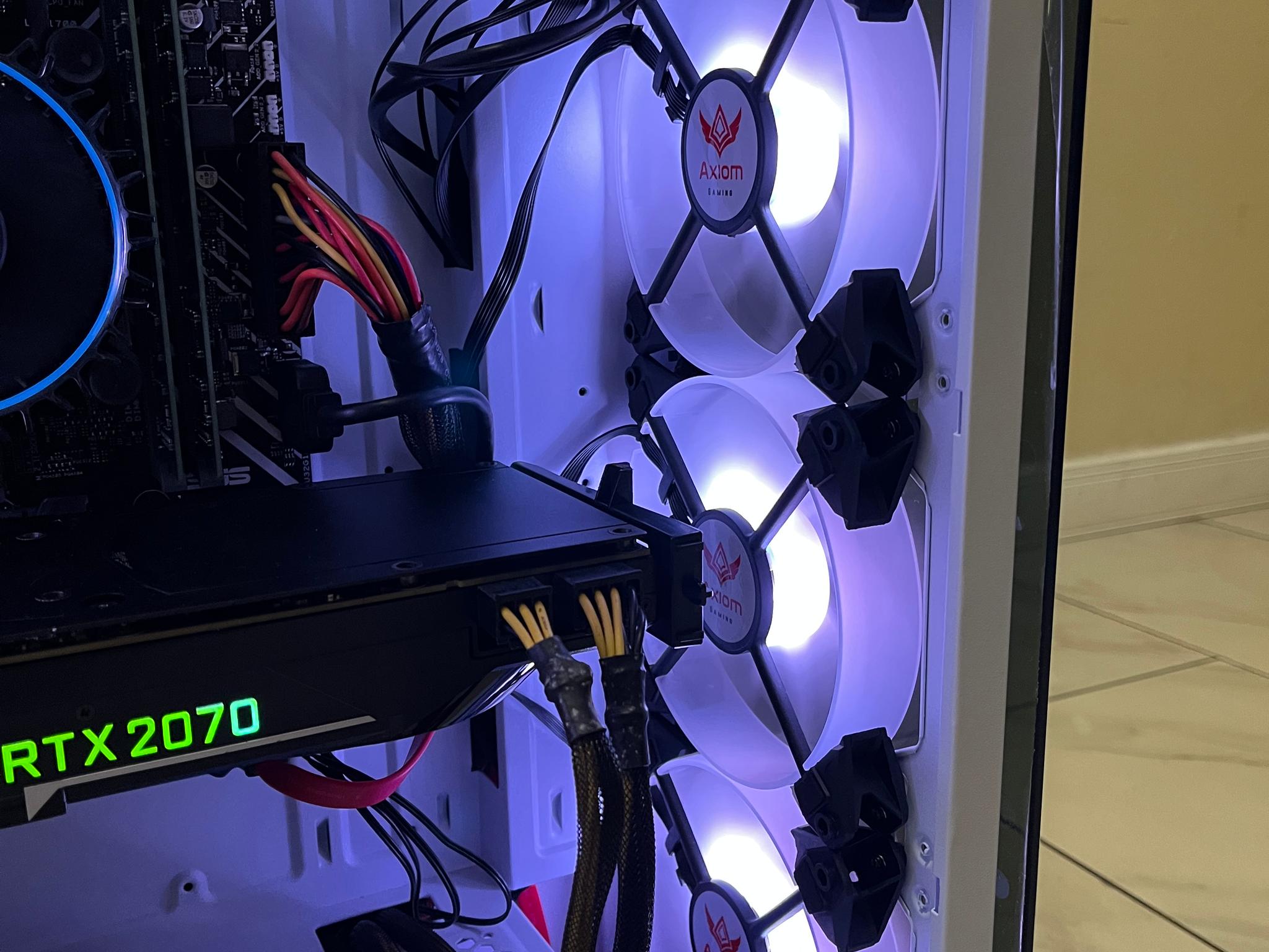 Intel i3-12100, RTX 2070, 16GB RAM, 1TB SSD, High FPS Gaming PC w/ Wi-Fi + Bluetooth & RGB Remote