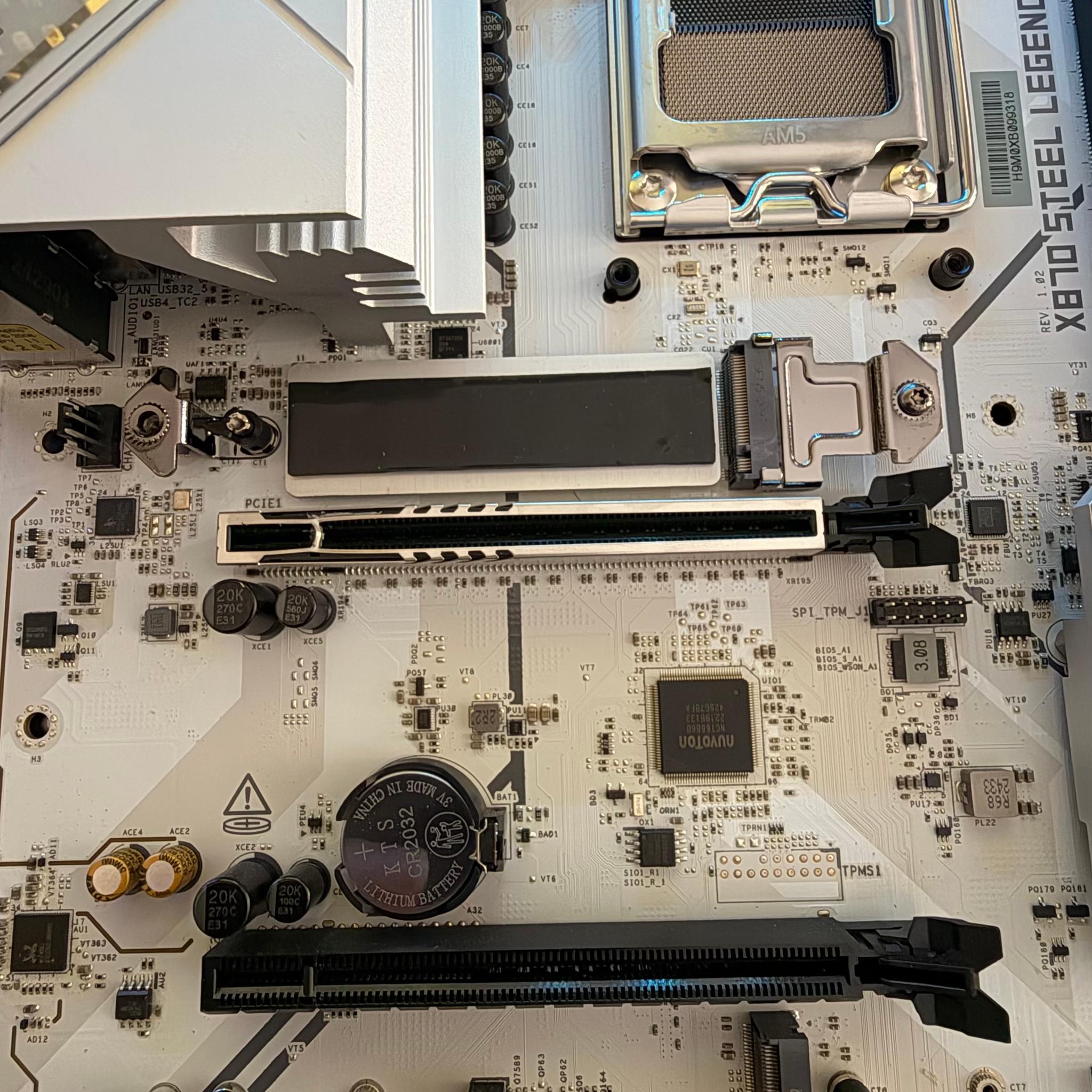 ASRock X870 STEEL LEGEND WIFI AM5 AMD X870 ATX Motherboard (White)