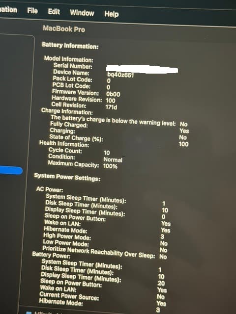 Apple MacBook Pro 16" M4 Pro 24GB RAM 512GB SSD Space Black - 100% Battery - Like New