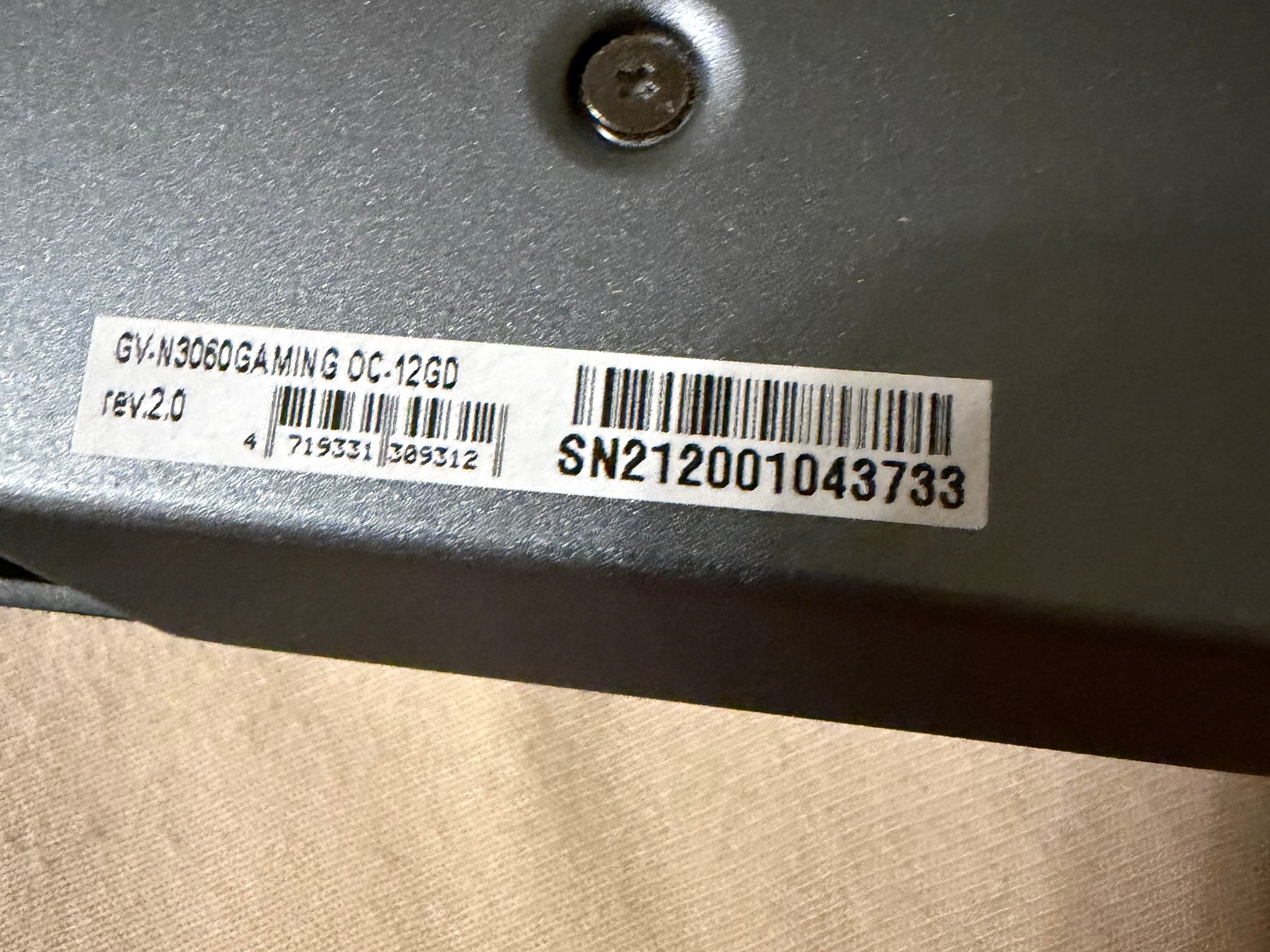 GIGABYTE OC GeForce RTX 3060 12GB