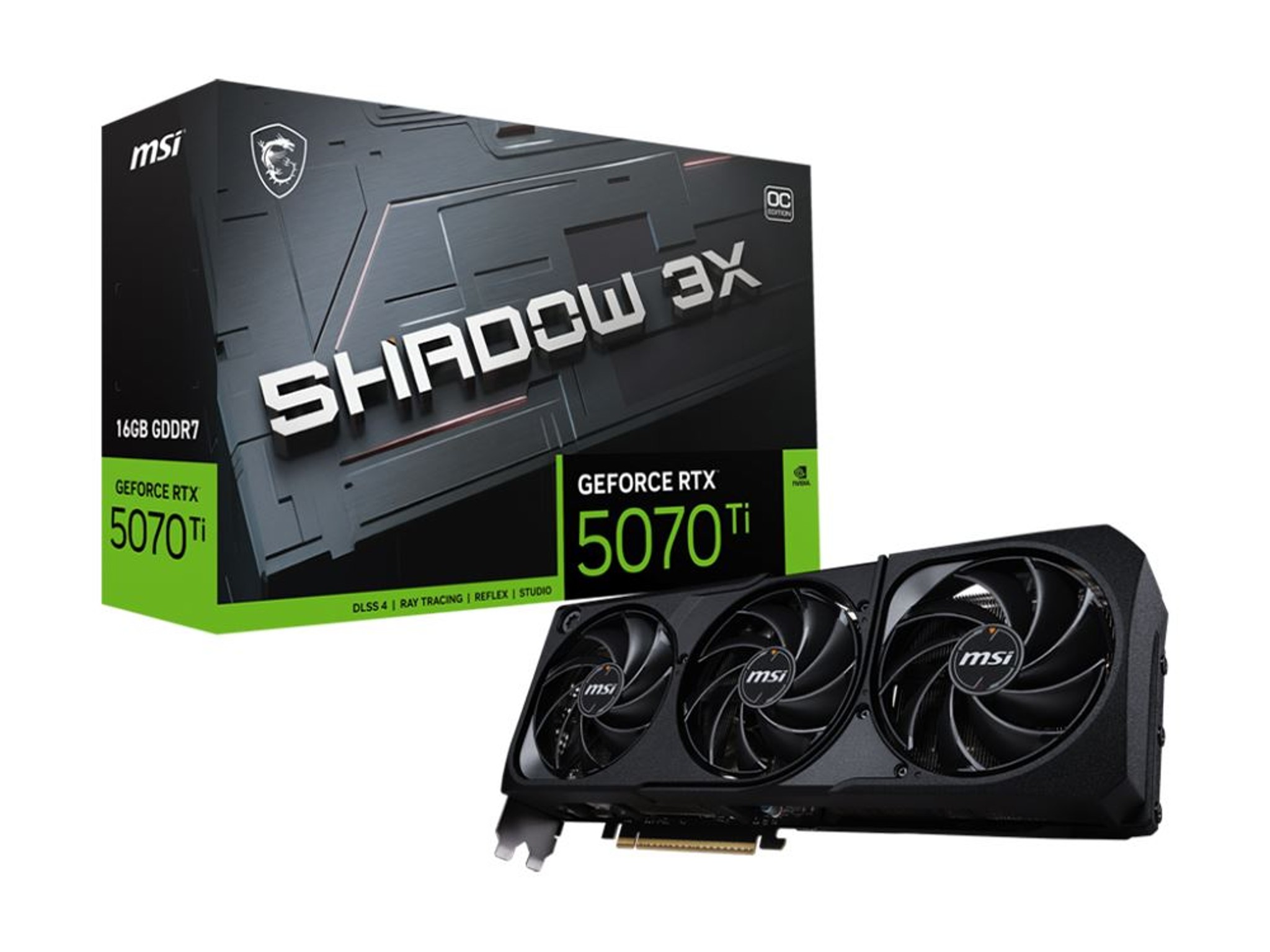 🔥 NEW — MSI GeForce RTX 5070Ti 16GB Shadow 3X OC SFF Video Card 🔥