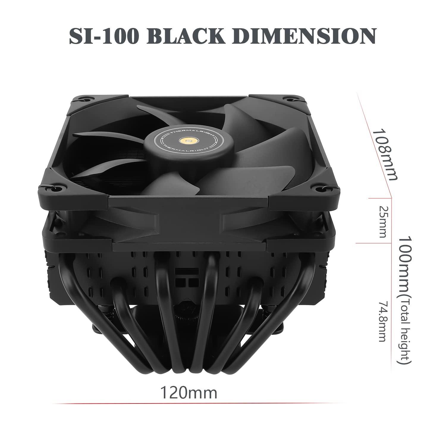 Low Profile CPU Cooler Thermalright SI-100 Black