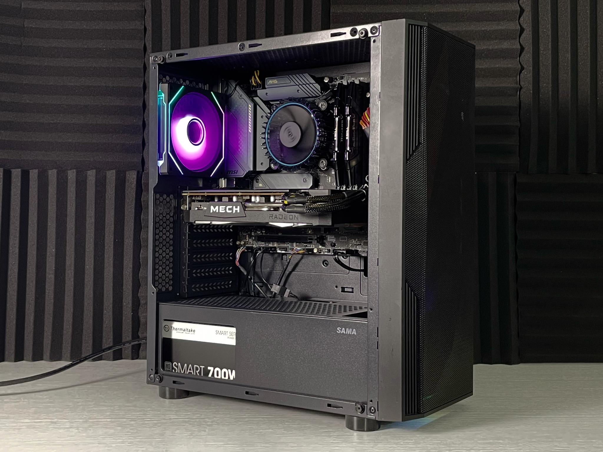 ⚫✨GRAPHITE Gaming PC | RX 6650 XT | i5-12400F | 16GB DDR4 | 1.5TB TOTAL | WiFi & BT | FREE SHIP