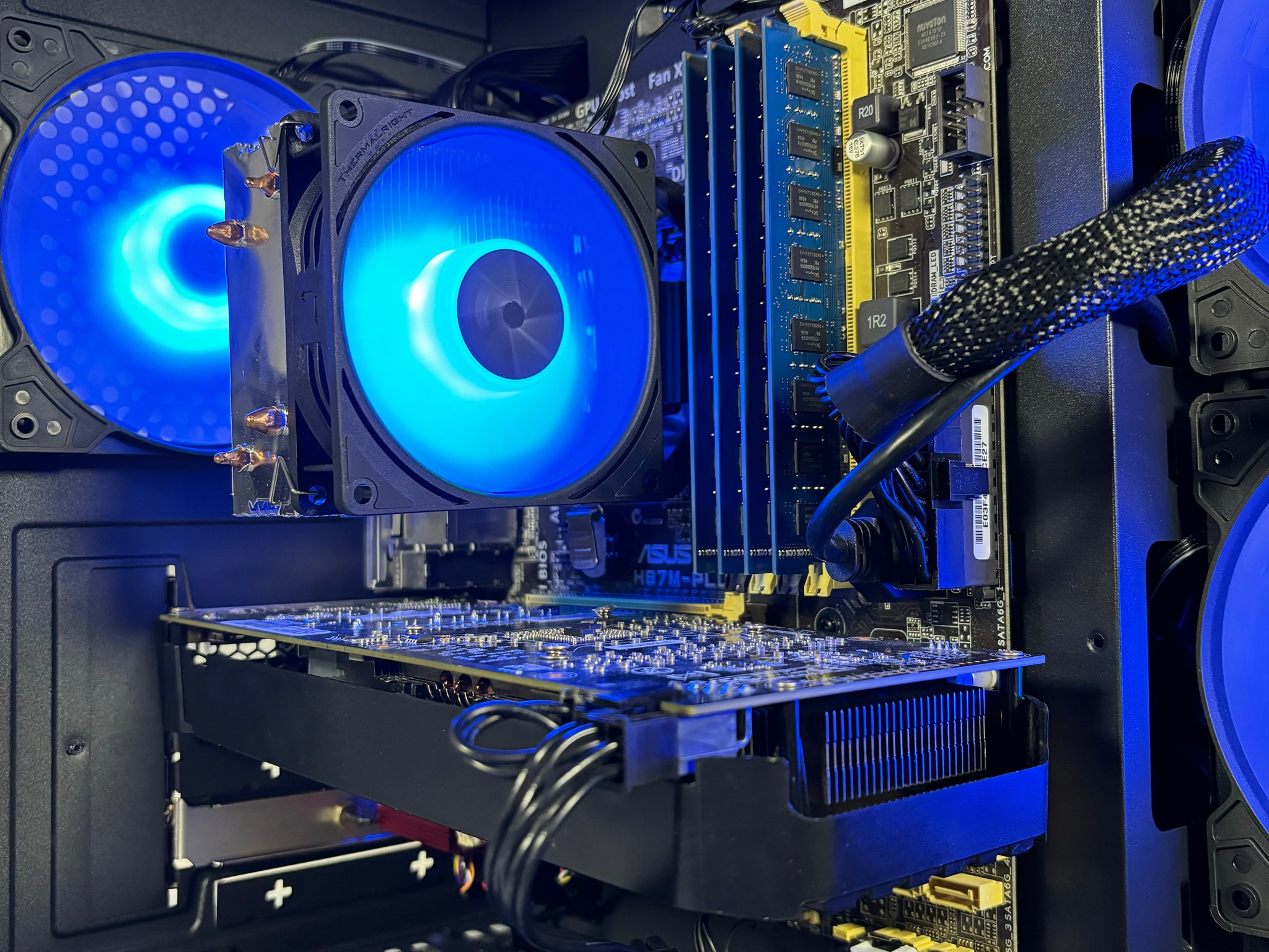 🔵⚫️ | Budget RGB Gaming PC | i7-4770* + GTX 1060 6GB | 16GB | WiFi INCLUDED | #0004