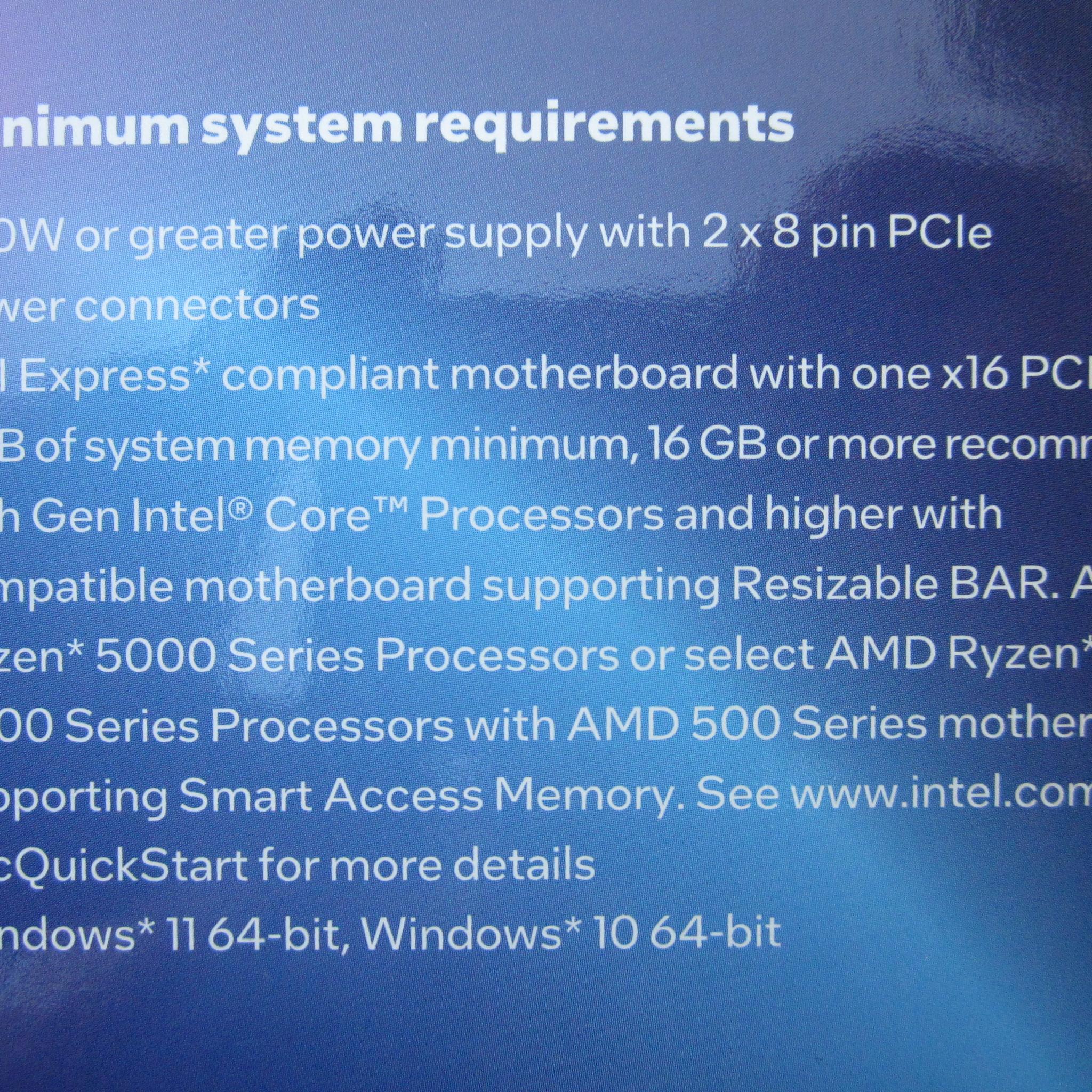 ASRock Intel Arc A750 Challenger D OC 8GB GDDR6 Graphics Card