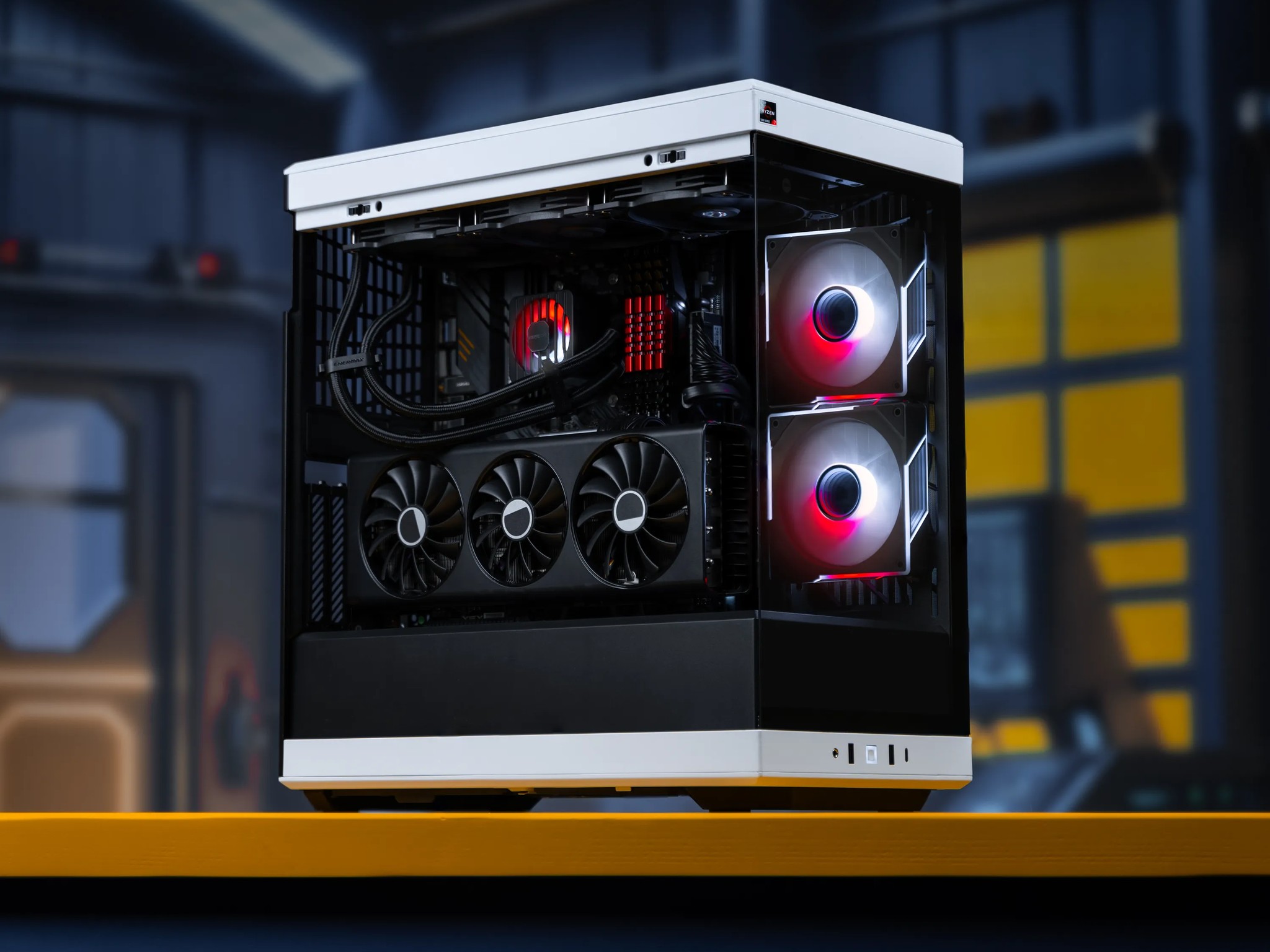 “Corpographa” RX 7700 XT Ryzen 7 32GB Windows 11 Pro 2TB Gaming PC Powerstation