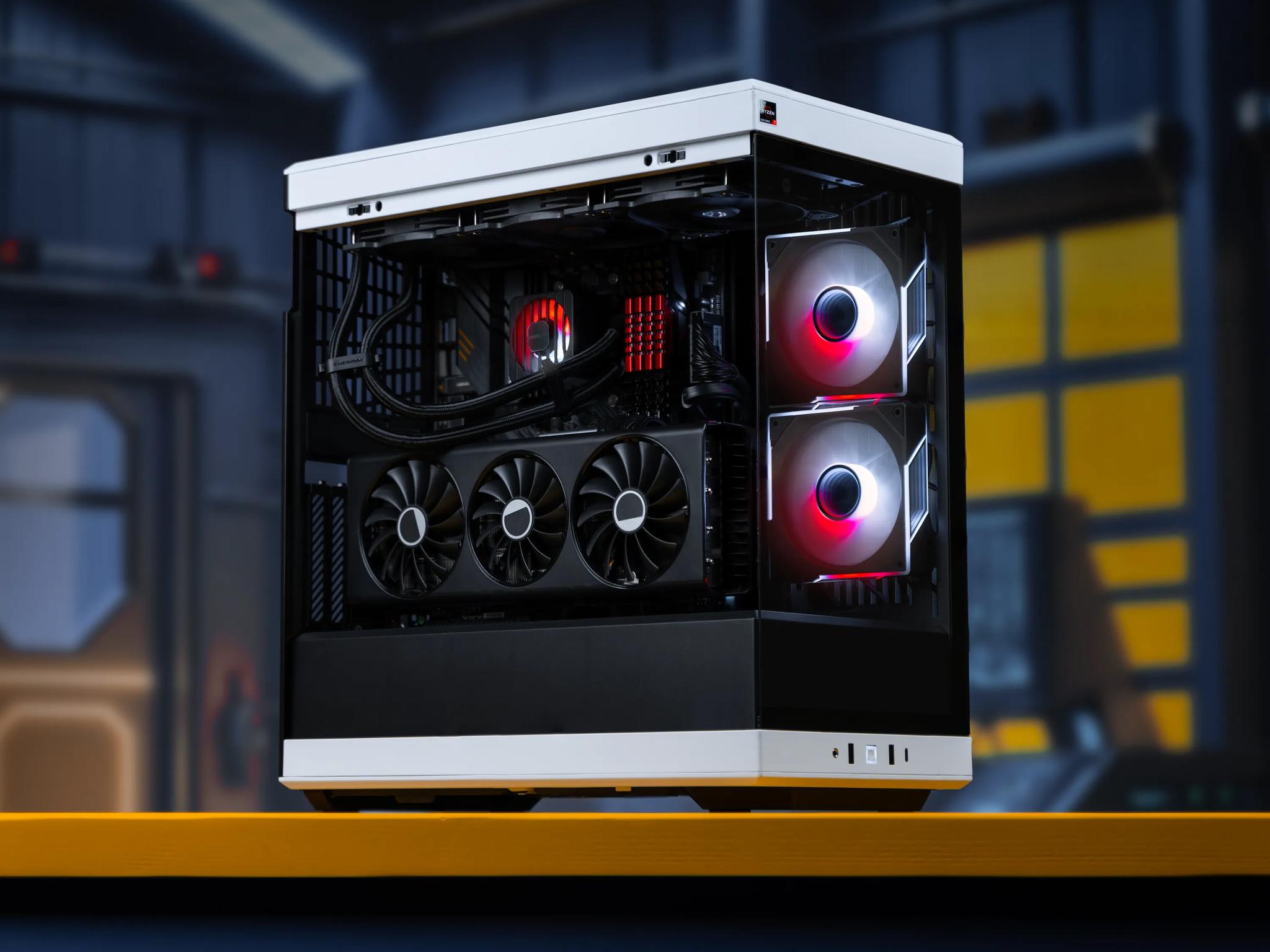 “Corpographa” RX 7700 XT Ryzen 7 32GB Windows 11 Pro 2TB Gaming PC Powerstation