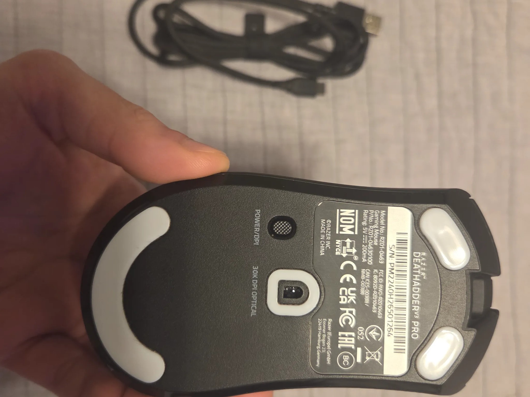 Razer DeathAdder V3 Pro Wireless | Black | Used Like New