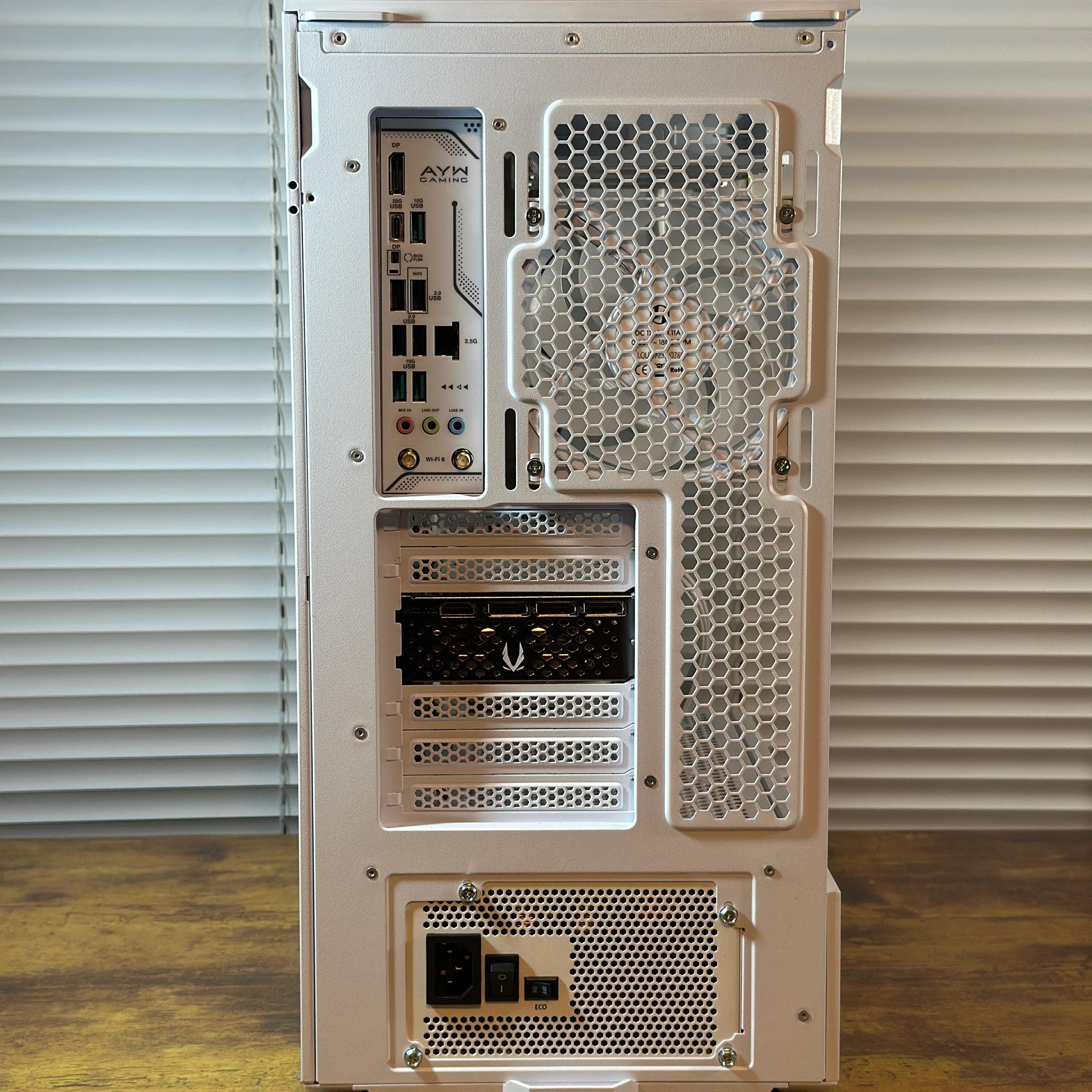 RTX 4080S 16GB | Intel Core Ultra 265KF | 48GB DDR5 | 2TB NVME | Win11 | WIFI | 4K White Gaming PC